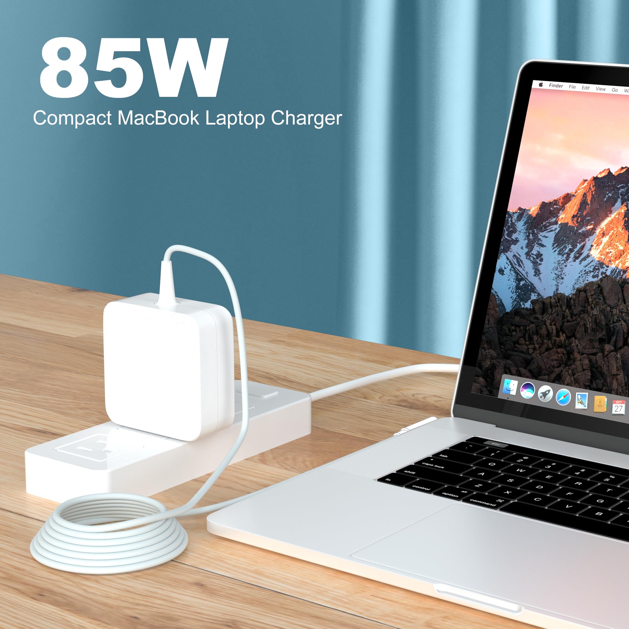 85W Power Adapter Compatible With A1286 A1343 Old Mac Book Pro 13/15/17 Inch Mac Book Pro Before Mid 2012 Models Charger