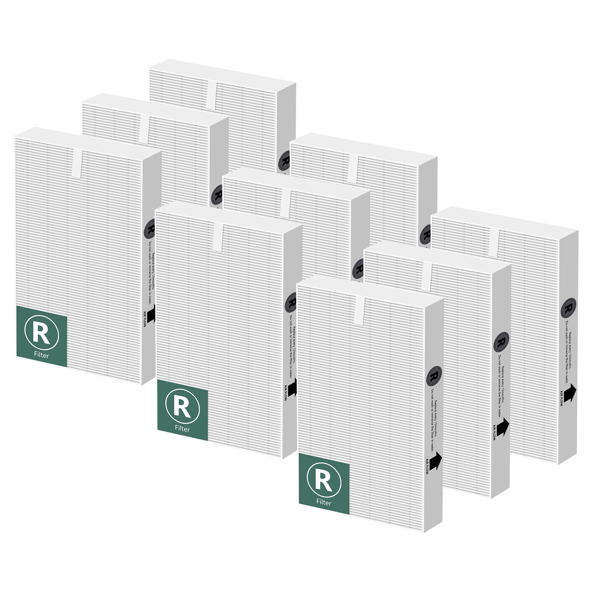 Hpa300 Hepa Air Purifier Filter R Replacement For Honeywell Air Purifier Hpa 100/200/300 And 5000 Series, 9 Pack True Hepa Filte