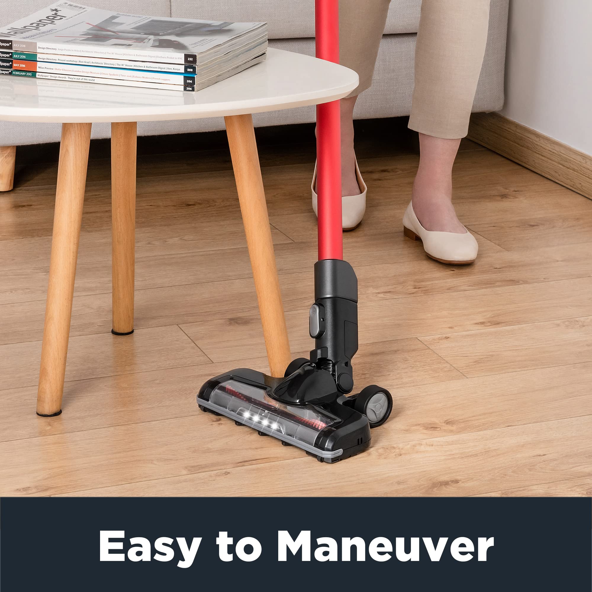 Eureka Lightweight Cordless Stick Convenient For Hard Floors Rechargeable Handheld Vacuum Cleaner Portable With Powerful Motor E