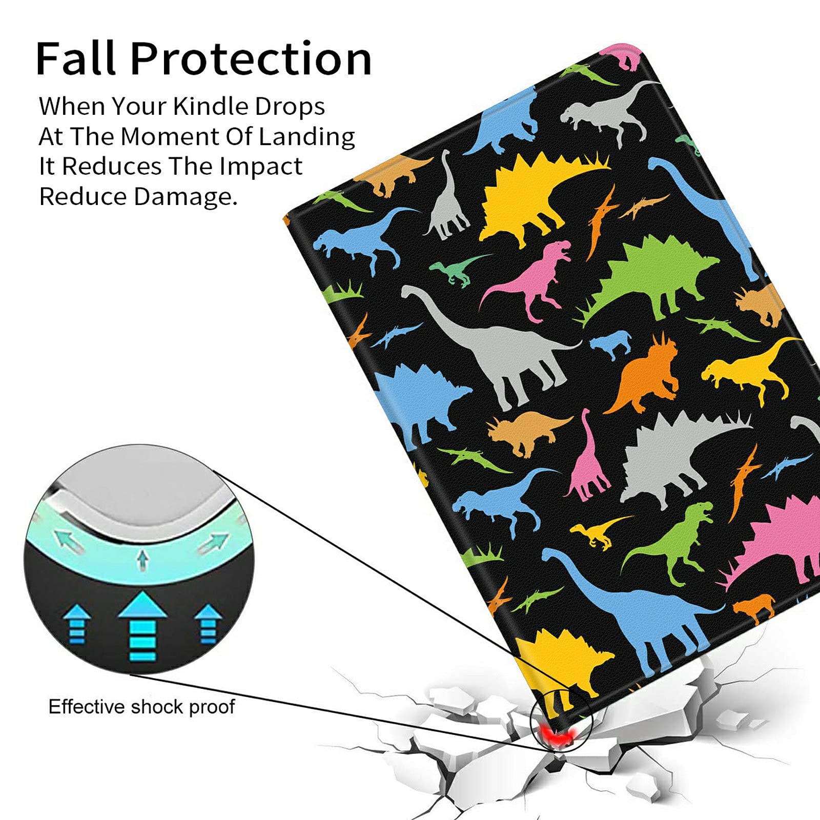 Case For Kindle Paperwhite 11Th Generation 6.8   , Durable Pu Leather Cover With Auto Wake/Sleep Cover For Kindle Paperwhite 11T