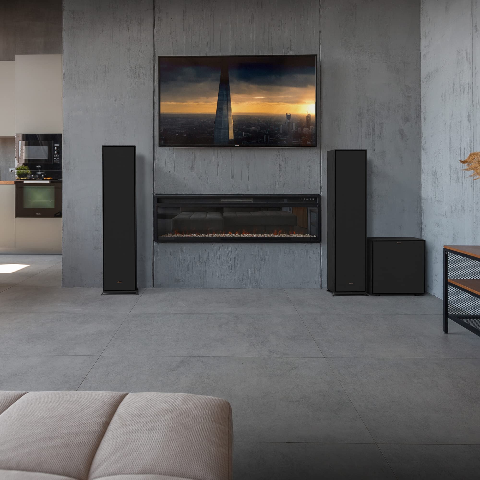 Klipsch Reference Next R 605Fa Dolby Atmos High Performance, Horn Loaded Floorstanding Speaker For Best In Class Immersive Home