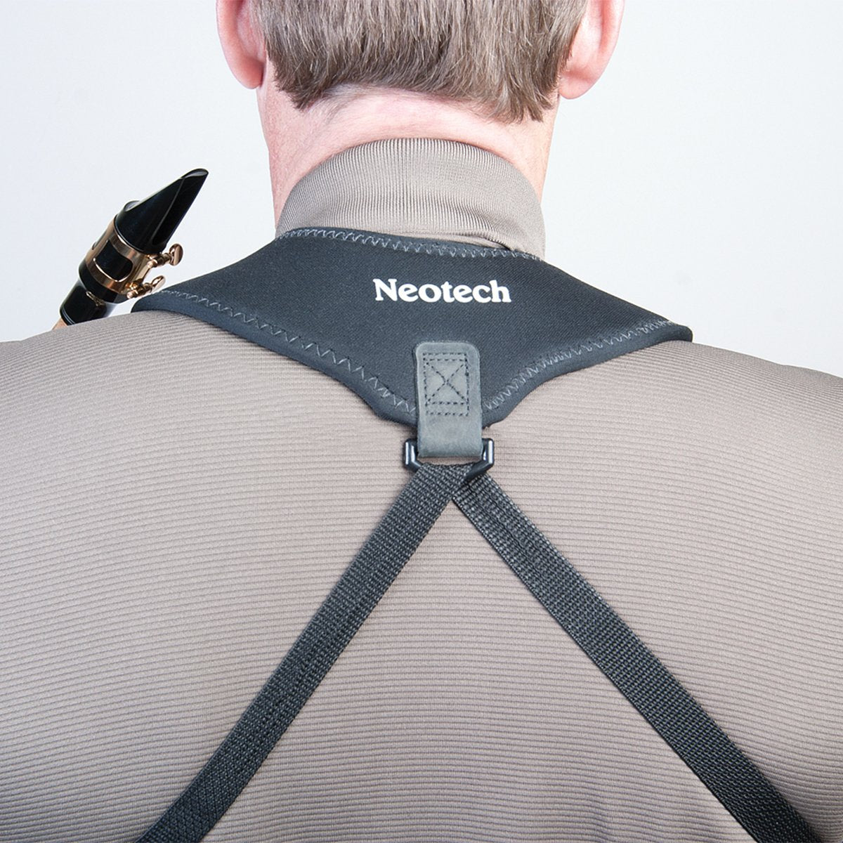 Neotech Super Harness, Black, Regular, Loop Attachment Saxophone Strap (2601262)