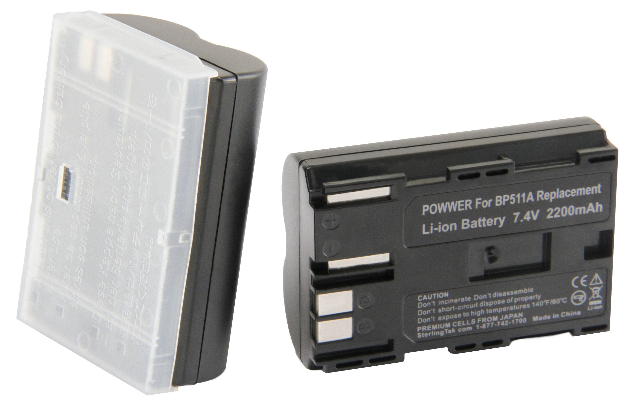 Stk Bp 511A Bp 511 2 Pack Battery For Canon Rebel Bp511A Charger Ds6041 Eos 1D 10 D 30D D30 20D 40 50 50D Eos5D Eos20D Powershot