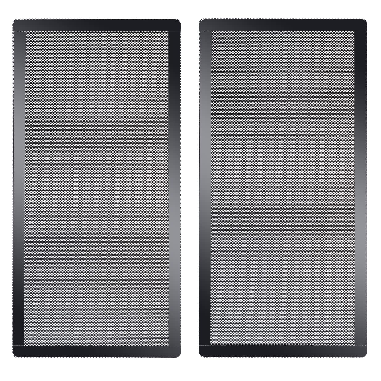 120 X 240Mm Pc Case Dust Mesh Filter, [2 Pack] Magnetic Frame Computer Fan Dust Mesh Pc Cooler Filter Dustproof Pvc Cover Grills