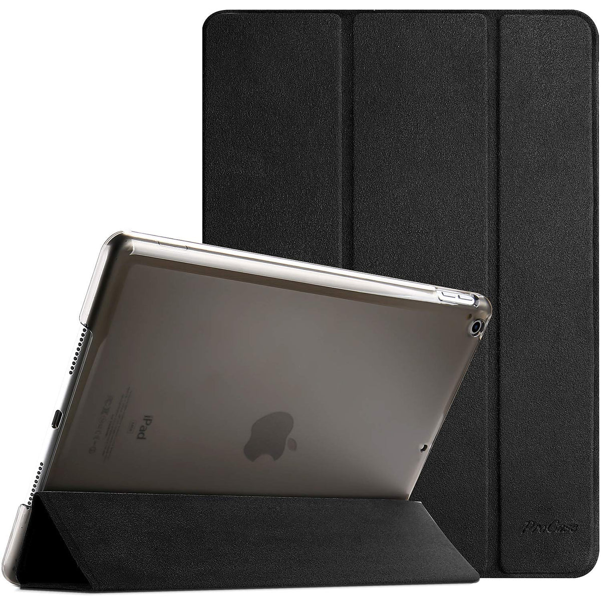 Procase For Ipad 9Th Generation 2021/ Ipad 8Th Generation 2020/ Ipad 7Th Generation 2019 Case, Ipad 10.2 Case Ipad Cover 9Th Generation  Matte Black