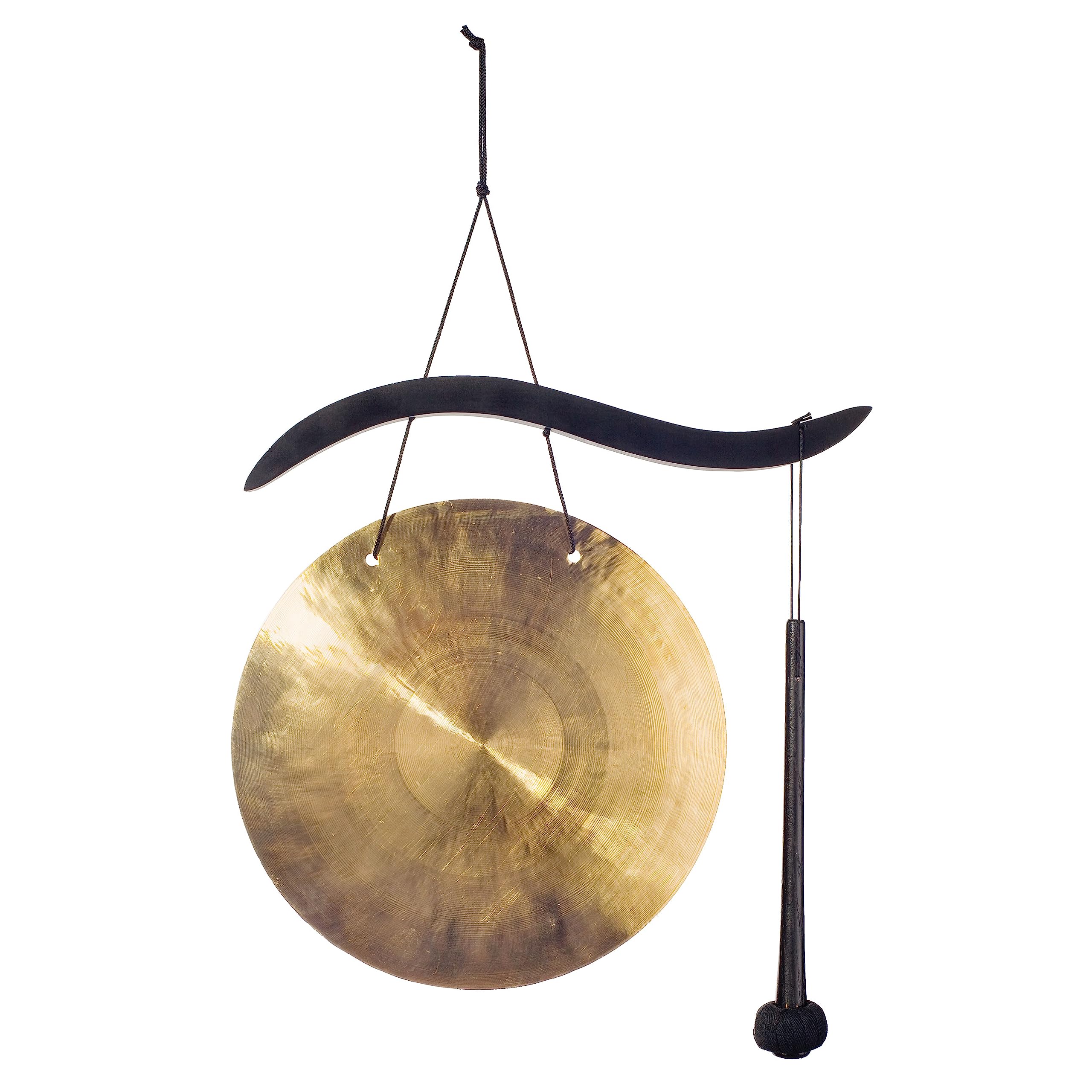 Woodstock Wind Chimes For Outside, Garden Decor, Hanging Gong, 17'' Wind Gongs For Outdoor, Patio, Home Or Garden Decor Christma