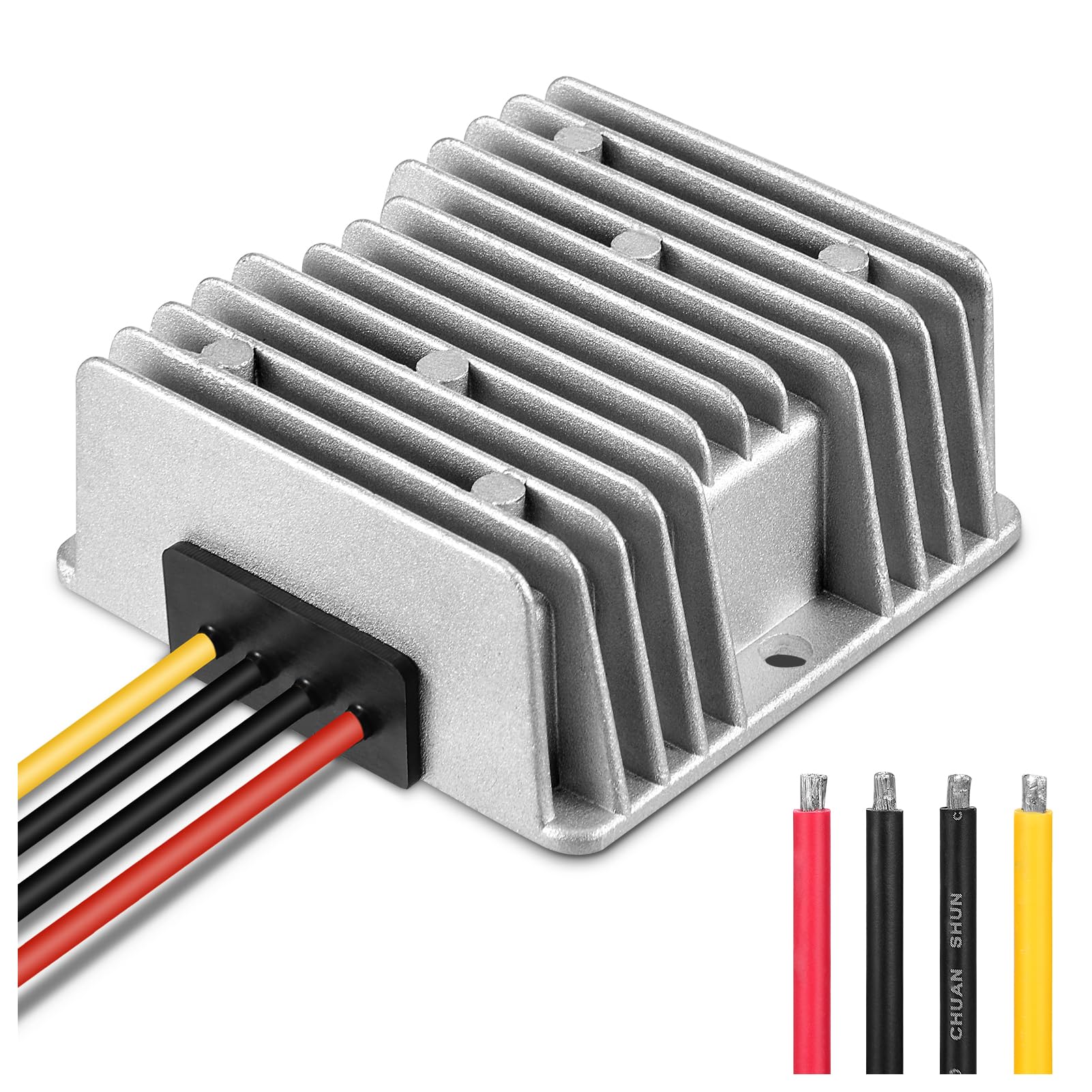 Kohree Dc 24V Step Down To 12V 30A 360W Converter Regulator Reducer Power Supply Module Buck Transformer, 24V To 12V Converter W