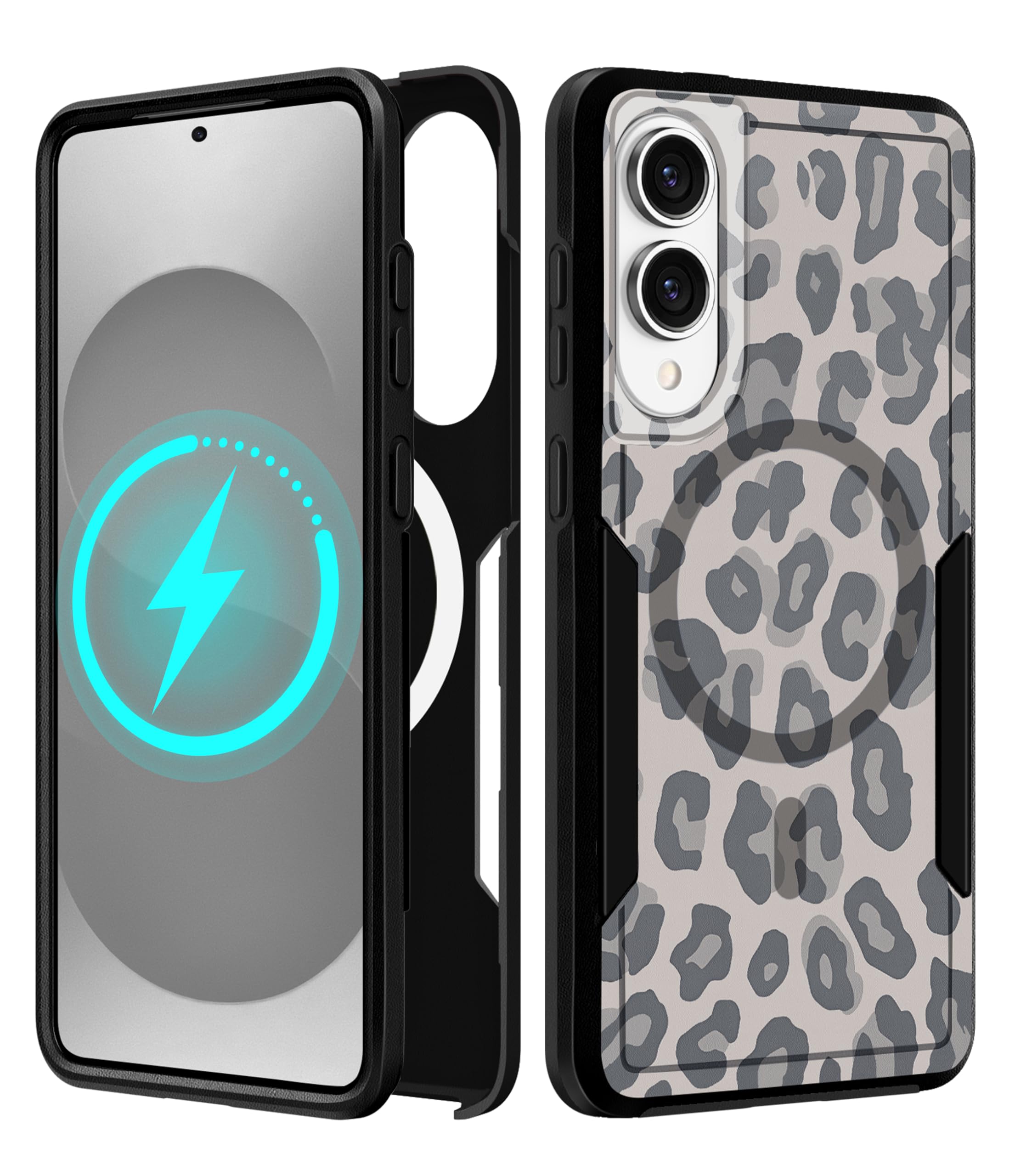 LISEVO for Samsung Galaxy S25 Edge Case - Compatible with MagSafe Women Girls Cute Magnetic Protective Phone Cover Cool Fun Uniq