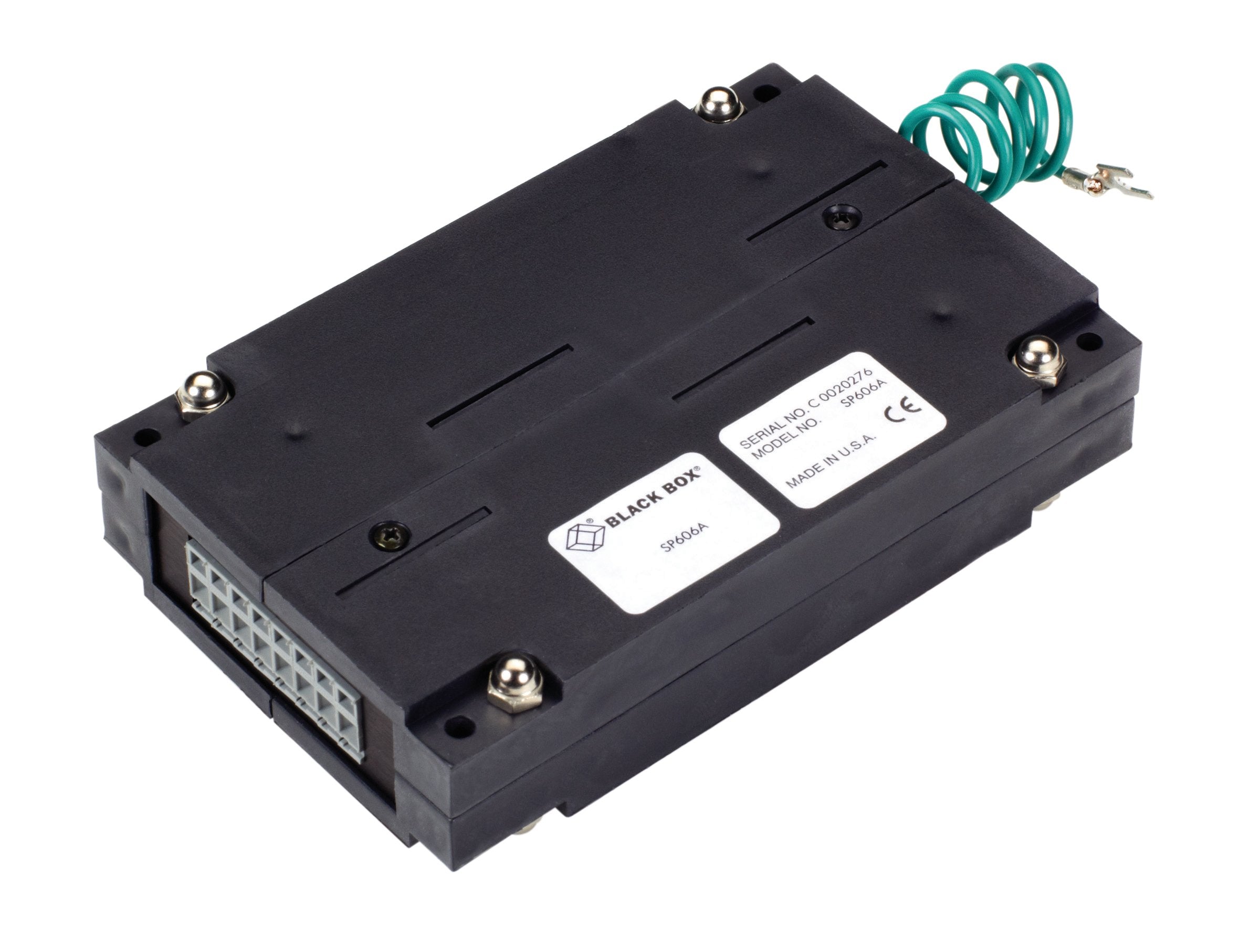 Black Box Quick Connect Surge Protector Rs232/Token Ring 8 Wire