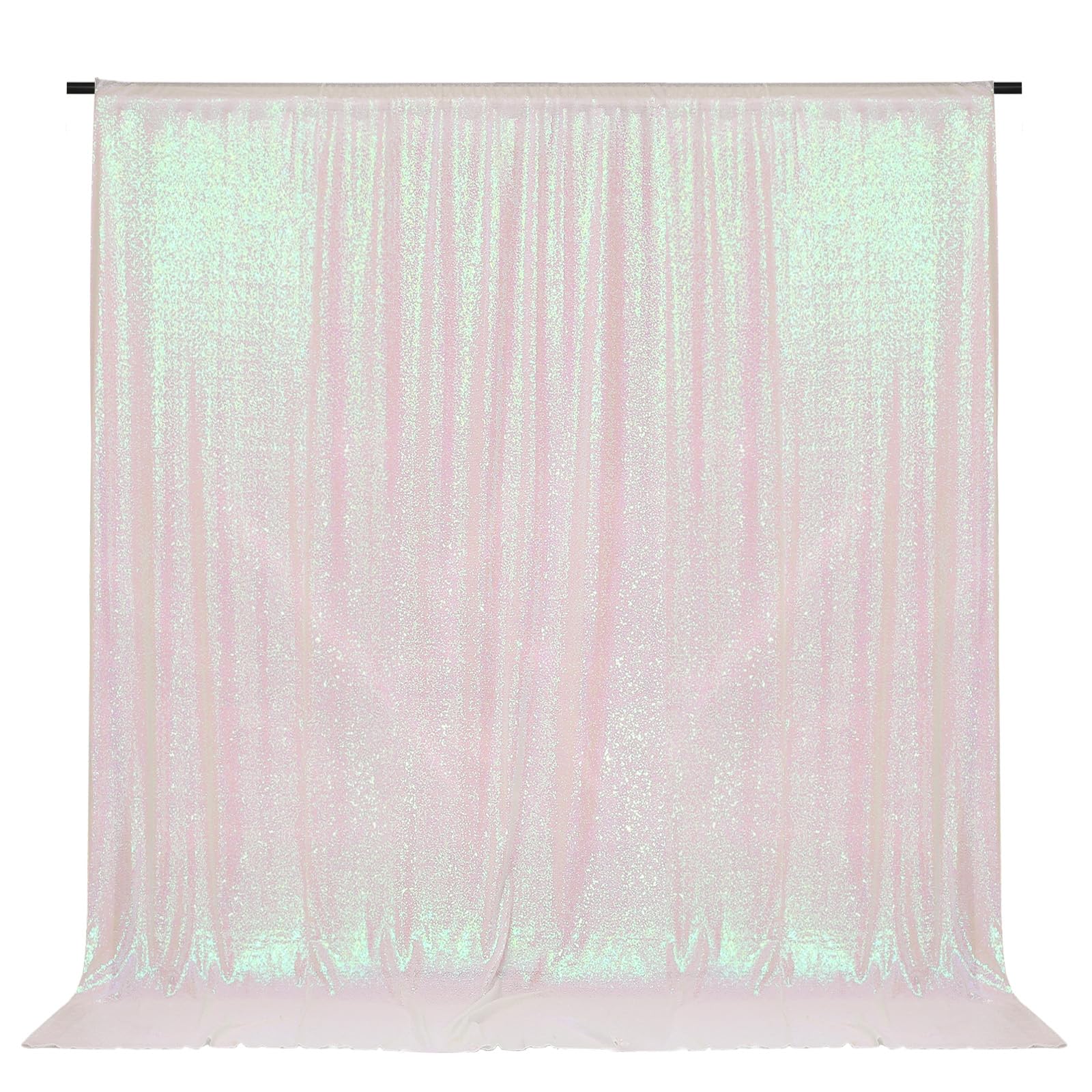 Partydelight Iridescent 8Ftx8Ft Sequin Backdrop Photography And Photo Booth
