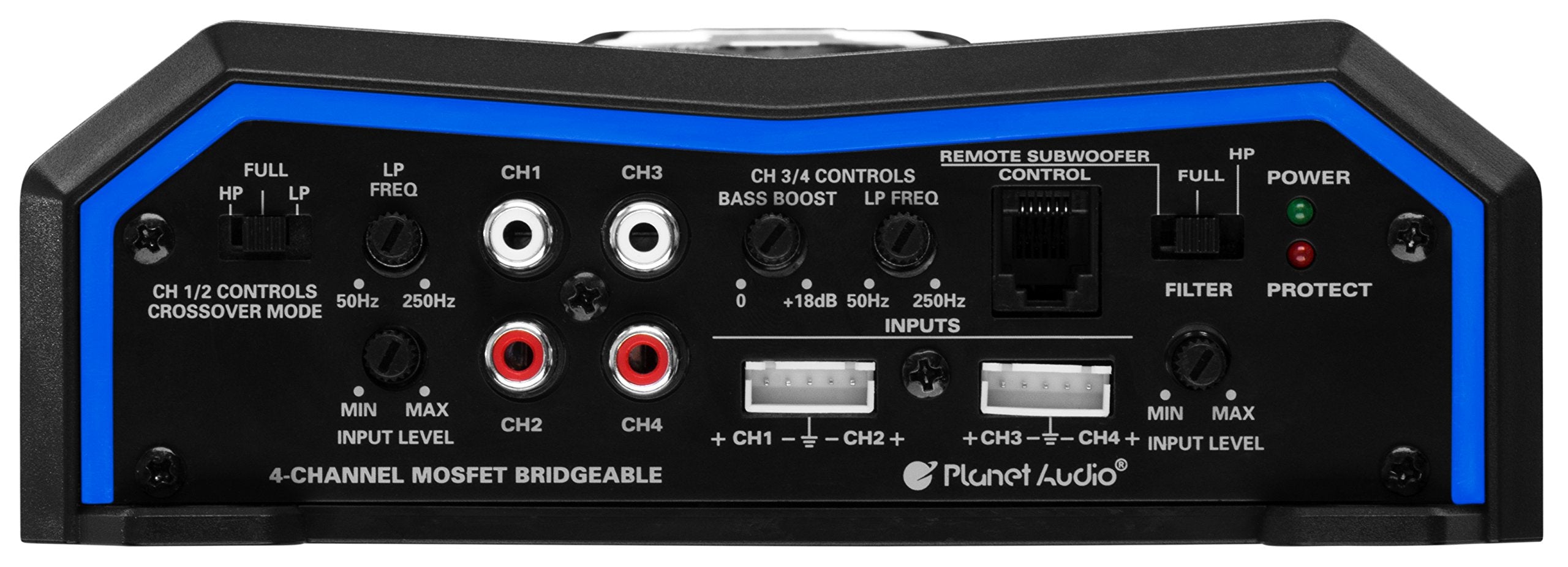 Planet Pulse Series 4 Channel Amplifier 1600W Max