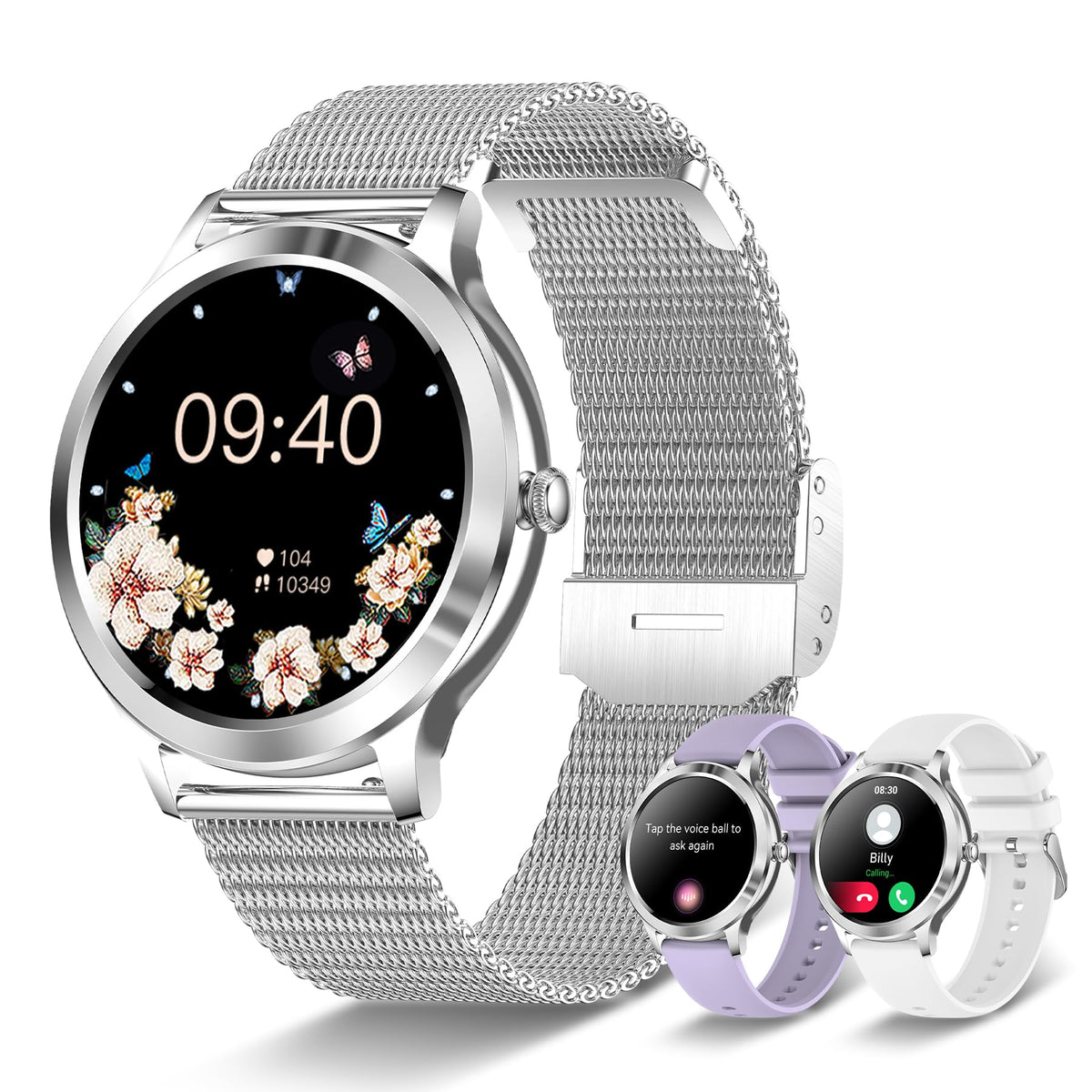 Iaret Smart Watch For Women (Call Receive Dial), Smart Watches For Android Ios Phones 1.32 '' Smartwatch With Ai Voice Control H
