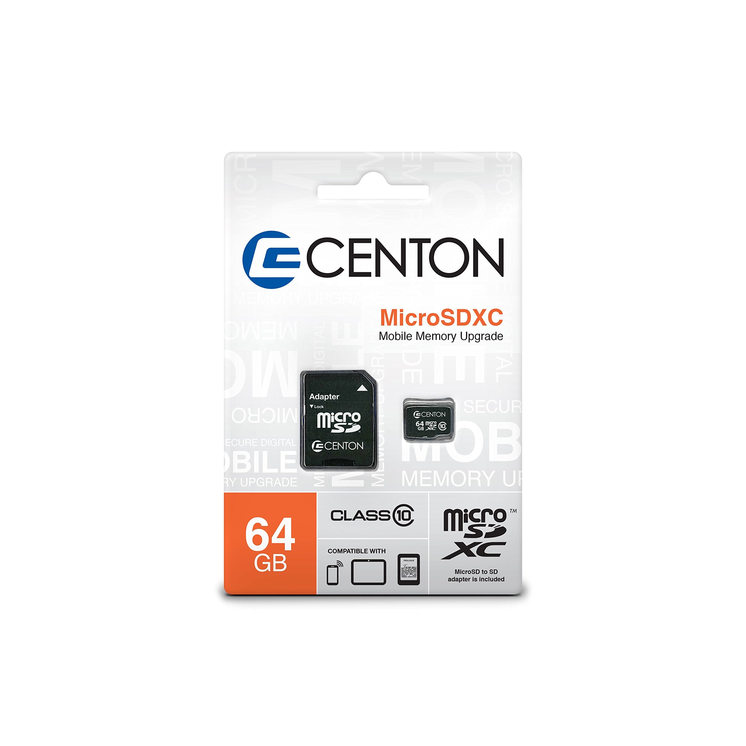 Centon Electronics Mp Essential 64Gb Class 10 Micro Sdxc Card (S1 Msdxc10 64G)