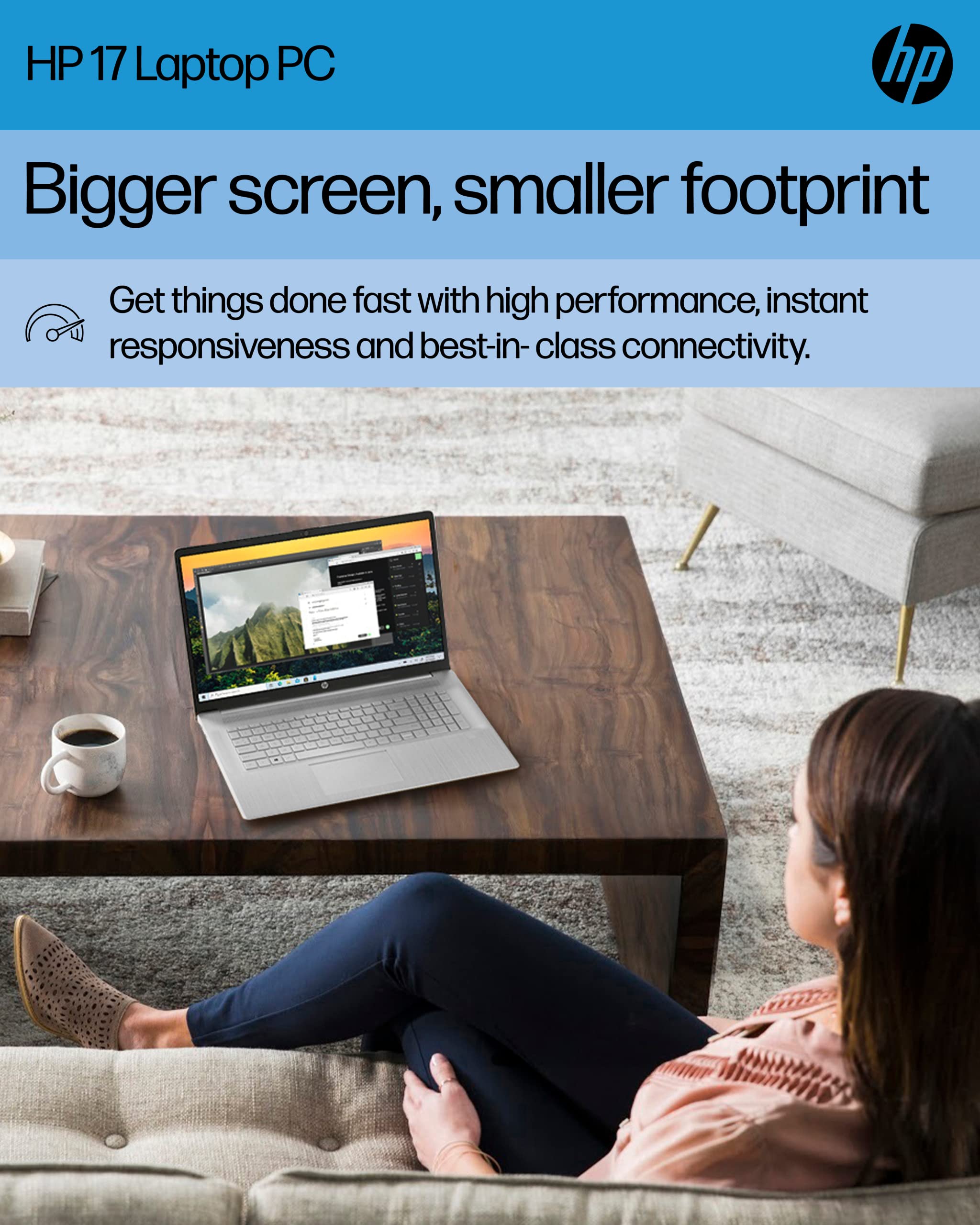 Hp 17.3 Inch Laptop, 11Th Generation Intel Core I5 1135G7, Intel Iris Xe Graphics, 8 Gb Ram, 512 Gb Ssd, Windows 11 Home (17.3 C