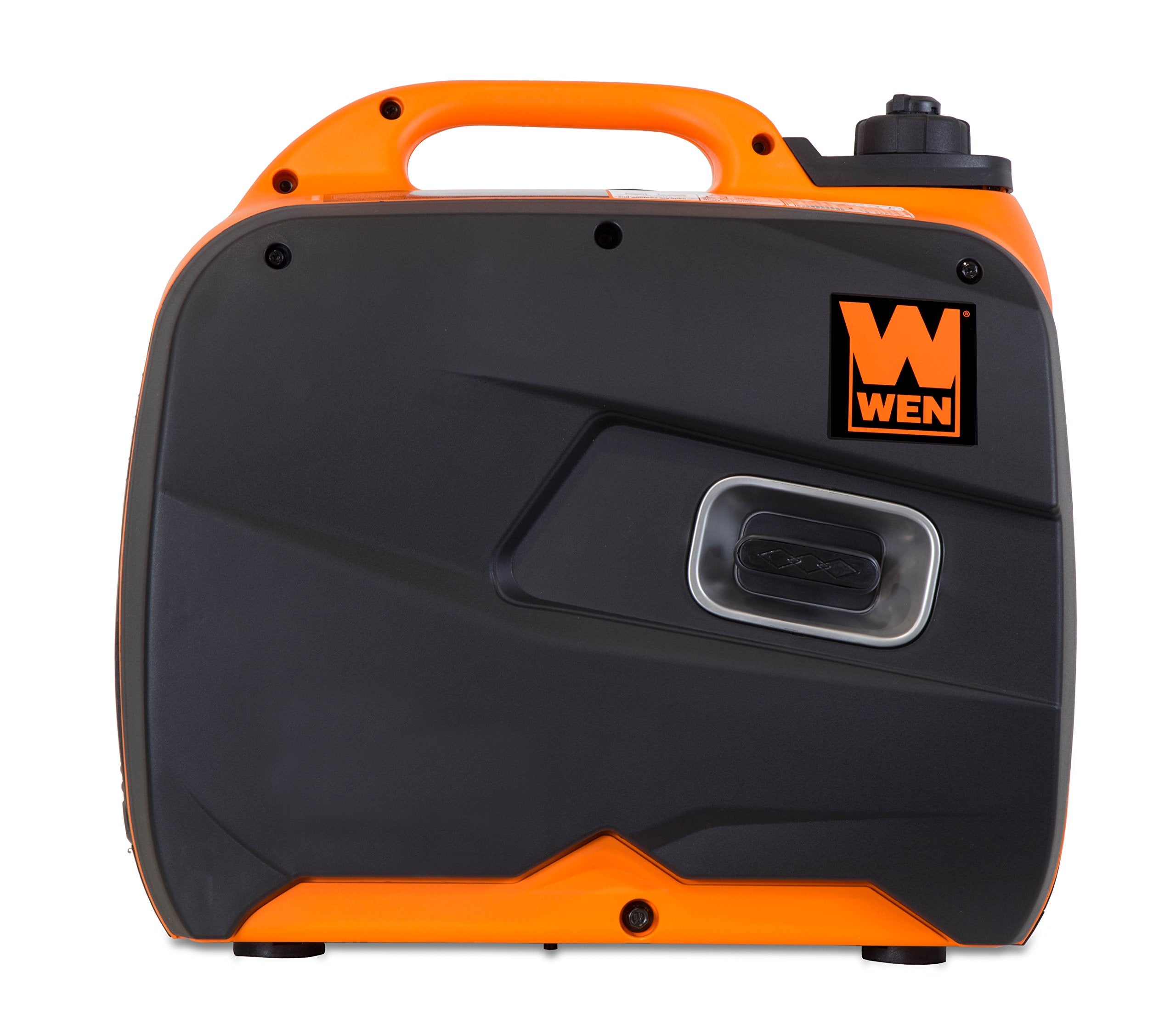 Wen 56200I 2000 Watt Gas Powered Portable Inverter Generator, Carb Compliant,Black & Orange