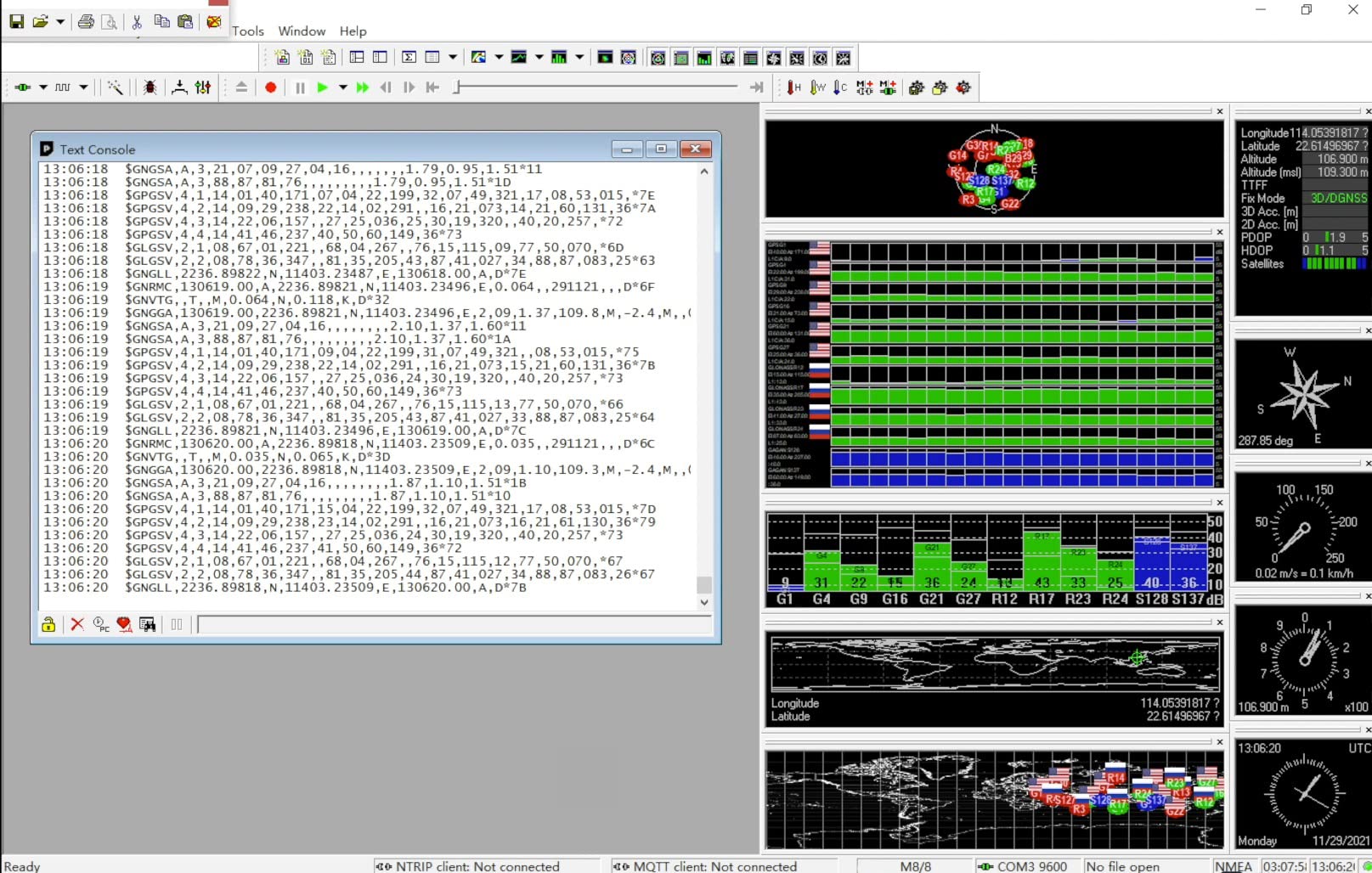 Rcmall Form8N Usb Gps Module 56 Channels Supports Gps Glonass Beidou Gps Receiver With 28Db Gps Active Antenna (Gps Module With Antenna)