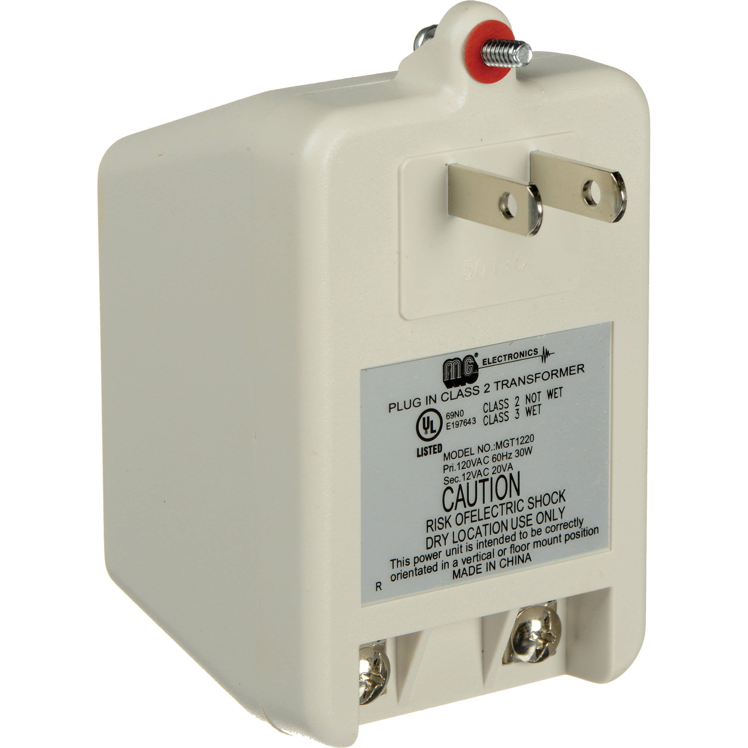 Pws 1220 12Vac 20Va Class Ii Power Supply Ac Adapter Ul 12V Transformer Plug With Terminals