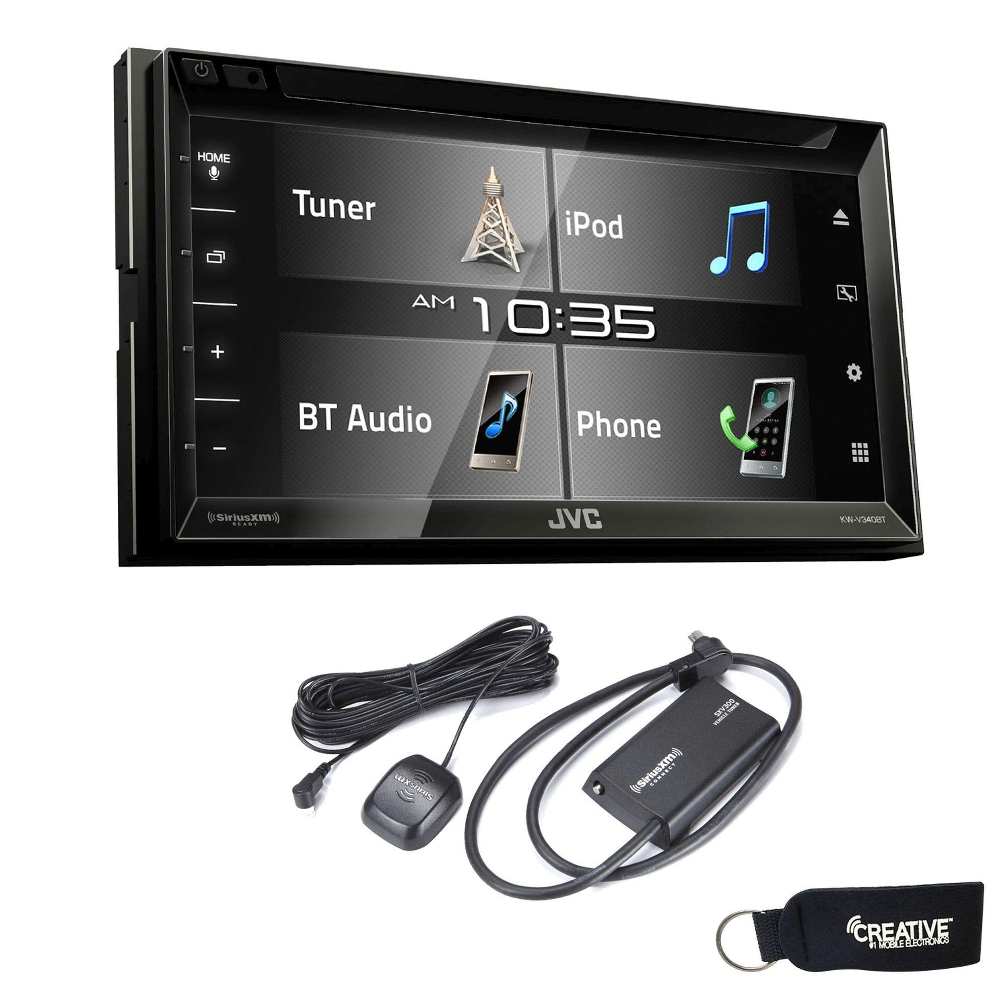 Jvc Kwv340Bt Bluetooth Dvd/Cd/Usb Includes Siriusxm Sxv300