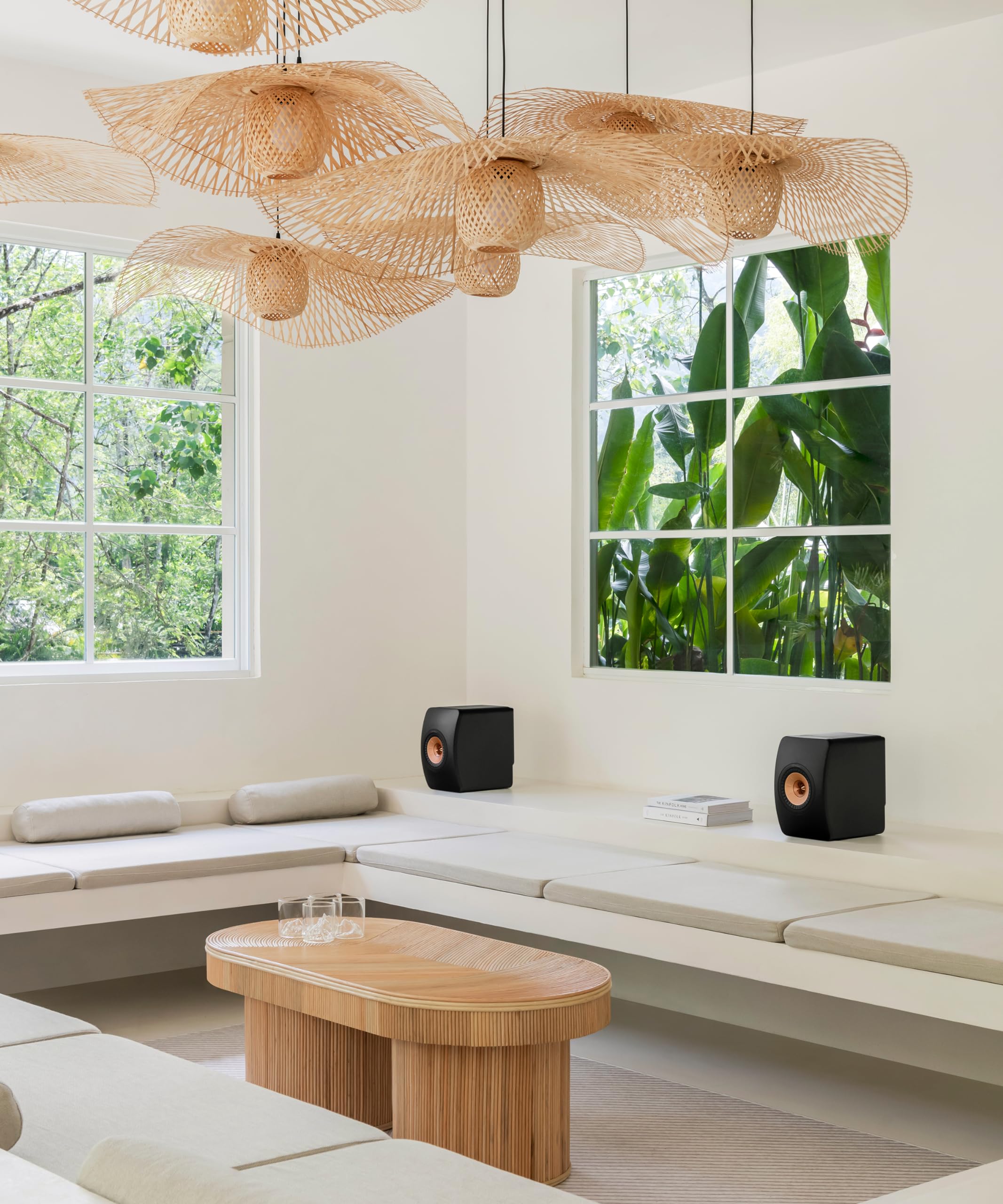 Kef Ls50 Wireless Ii Powered Bookshelf Speakers   Pair (Carbon Black)