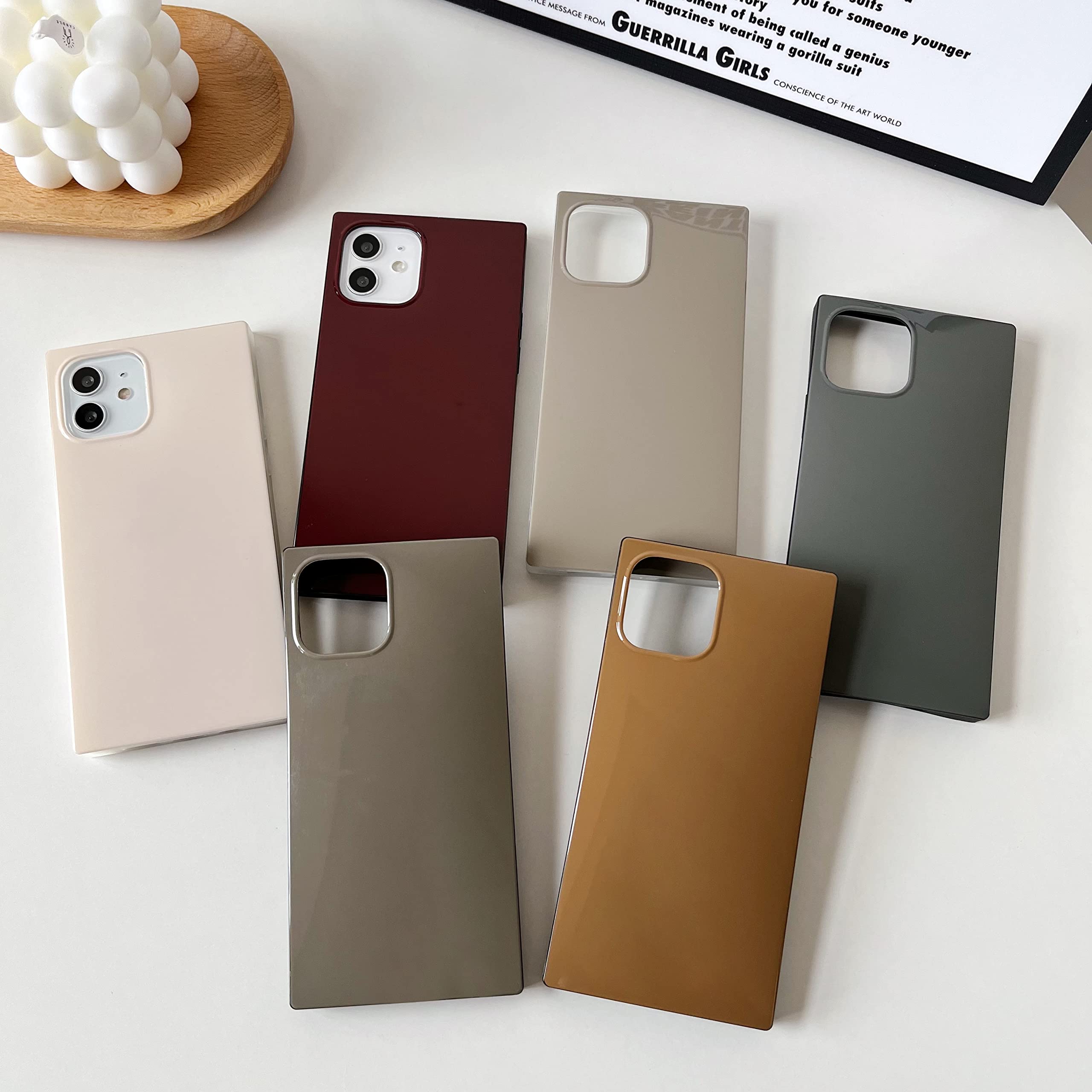 Cocomii Square Iphone 12 Pro Max Case   Square Neutral Plain Color   Slim   Light   Glossy   Sturdy Tpu Silicone   Natural Color