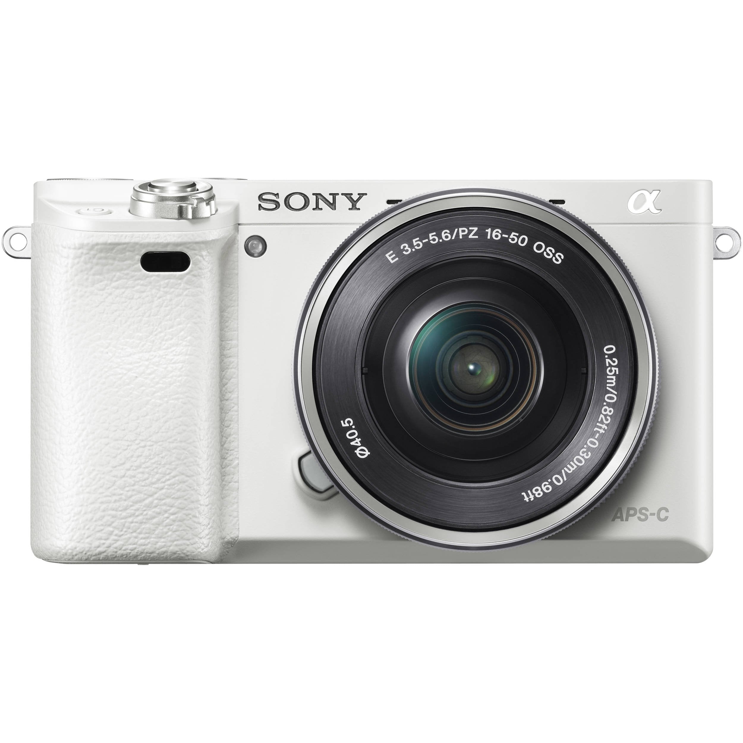 Sony Alpha A6000 Mirrorless Digital Camera With 16-50 Mm Lens, 24 Mp (White)