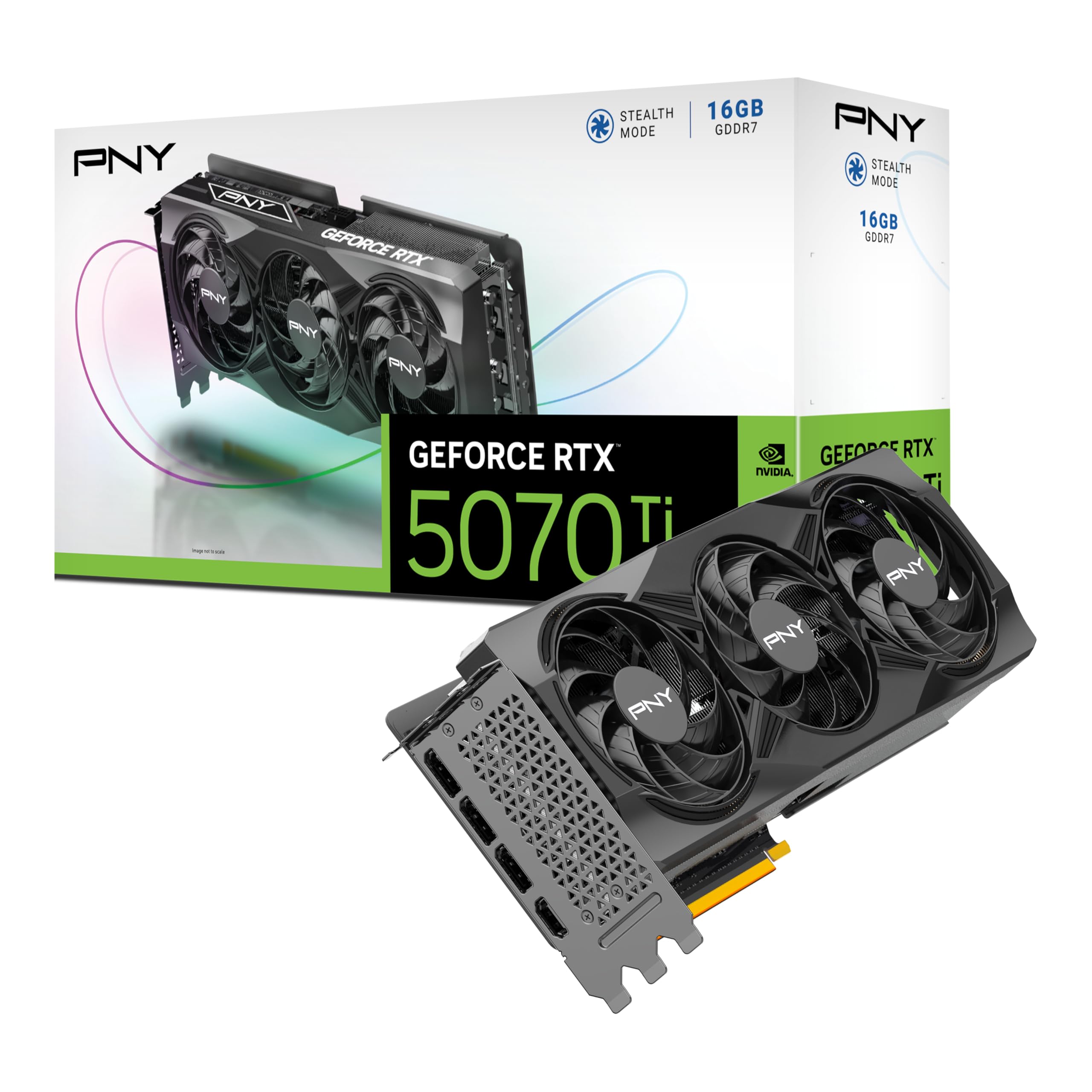 PNY GEFORCE RTX 5070 Ti 16GB Triple Fan Graphics Card DLSS4