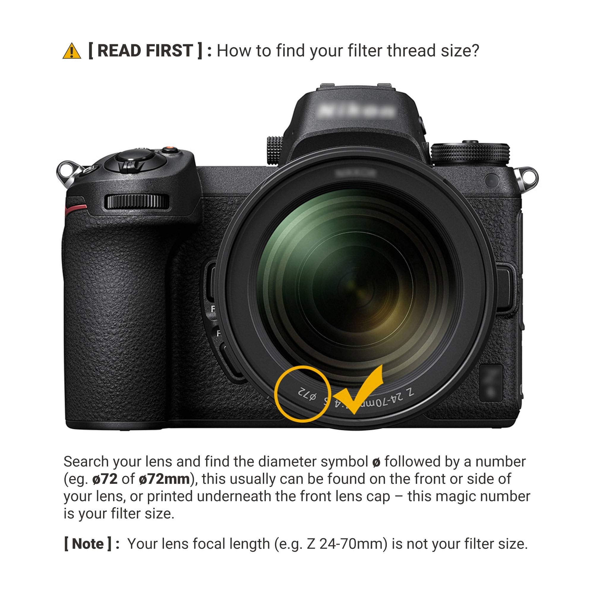 Jjc 72Mm Nd Filter Nd2 2000 Vnd Variable Neutral Density Fader For Nikon Z 24 70Mm F4 S, Sigma 18 35Mm F1.8, Sony Fe 16 35Mm F4,