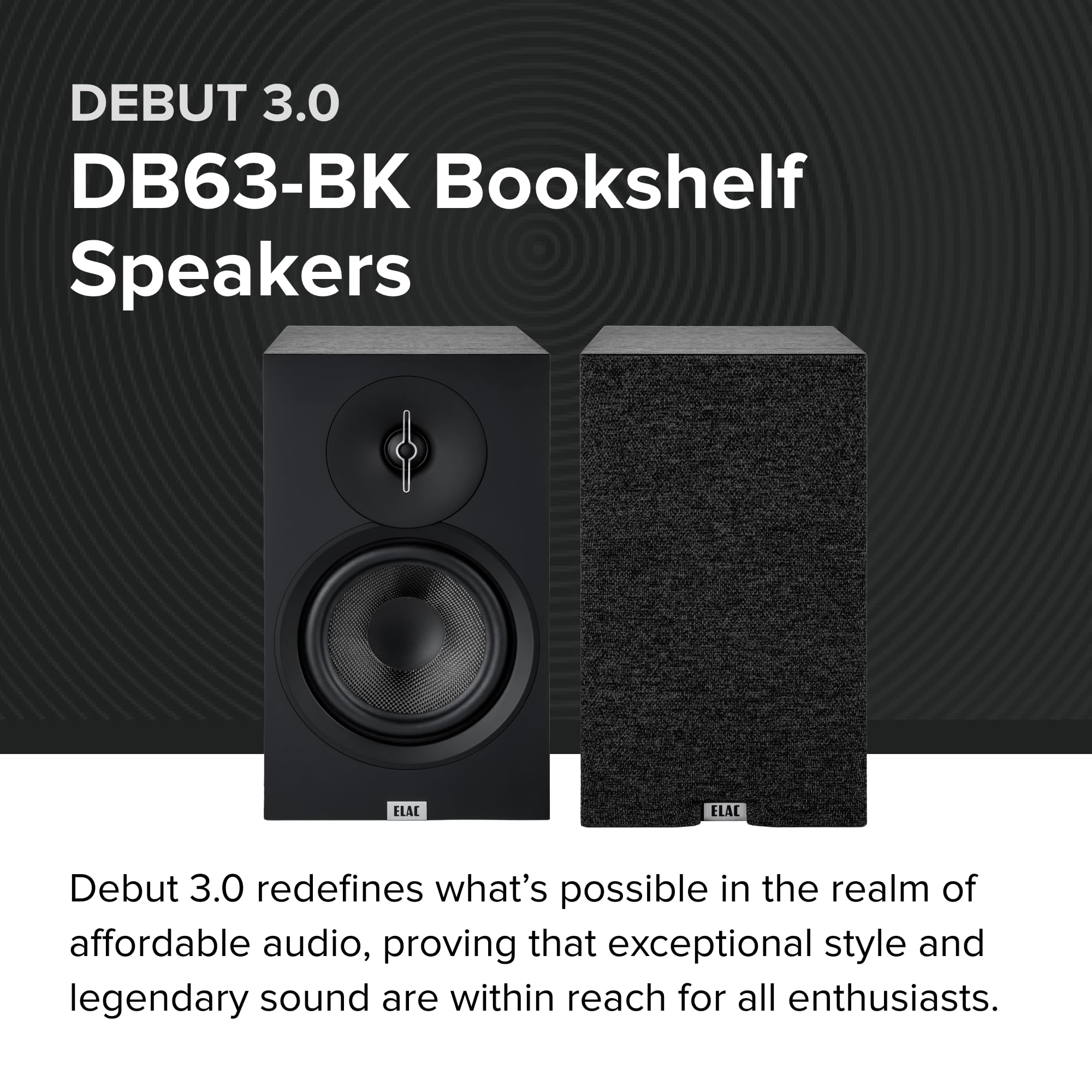 ELAC Debut 2.0 Bookshelf Speakers