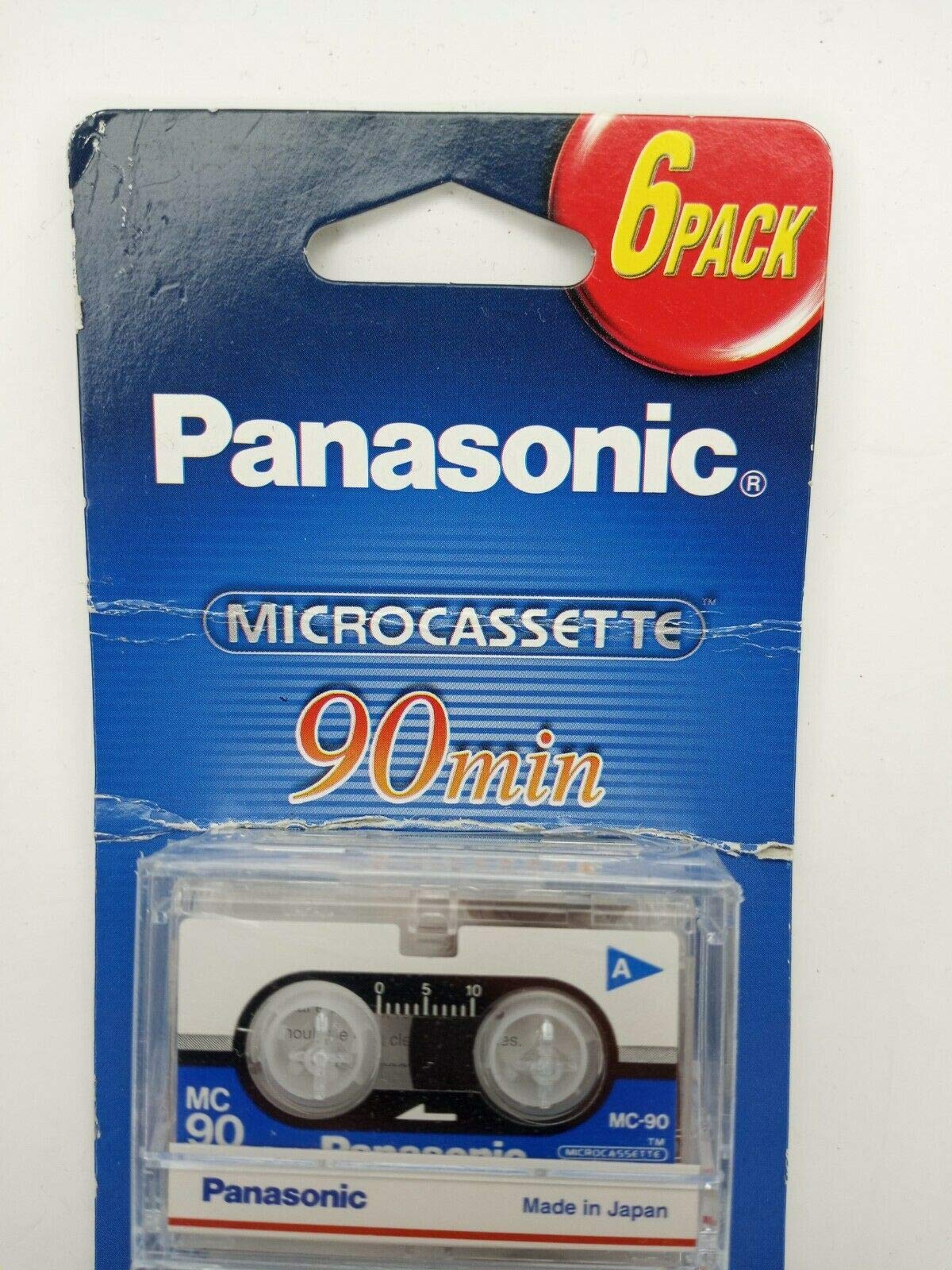 Panasonic Rt-906Mc Microcassette.6-Pack. 90Min Capacity For Each Tape.