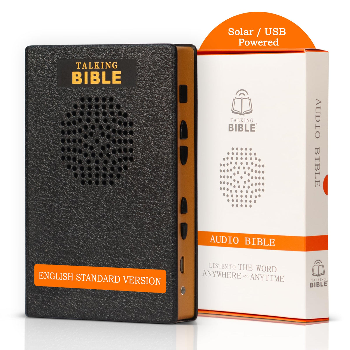 Talking Bible   Electronic Holy Bible Audio Player In English For Seniors, Kids And The Blind, Battery Powered, Esv (English Sta