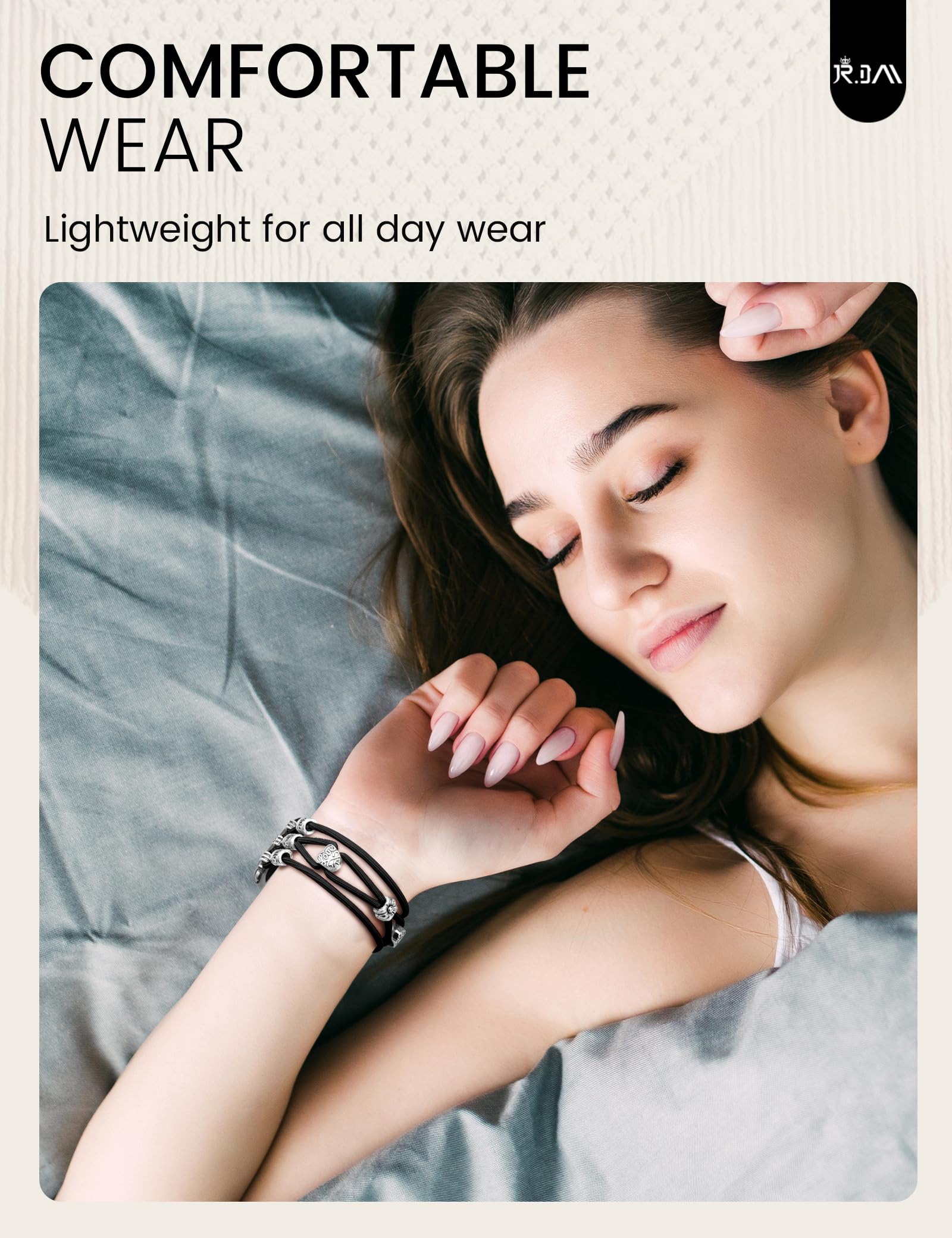 Newlibery Beaded Bracelet Compatible With Apple Watch Band 44Mm 42Mm 45Mm 46Mm Women, Boho Braided Solo Loop Nylon Strap Stretch