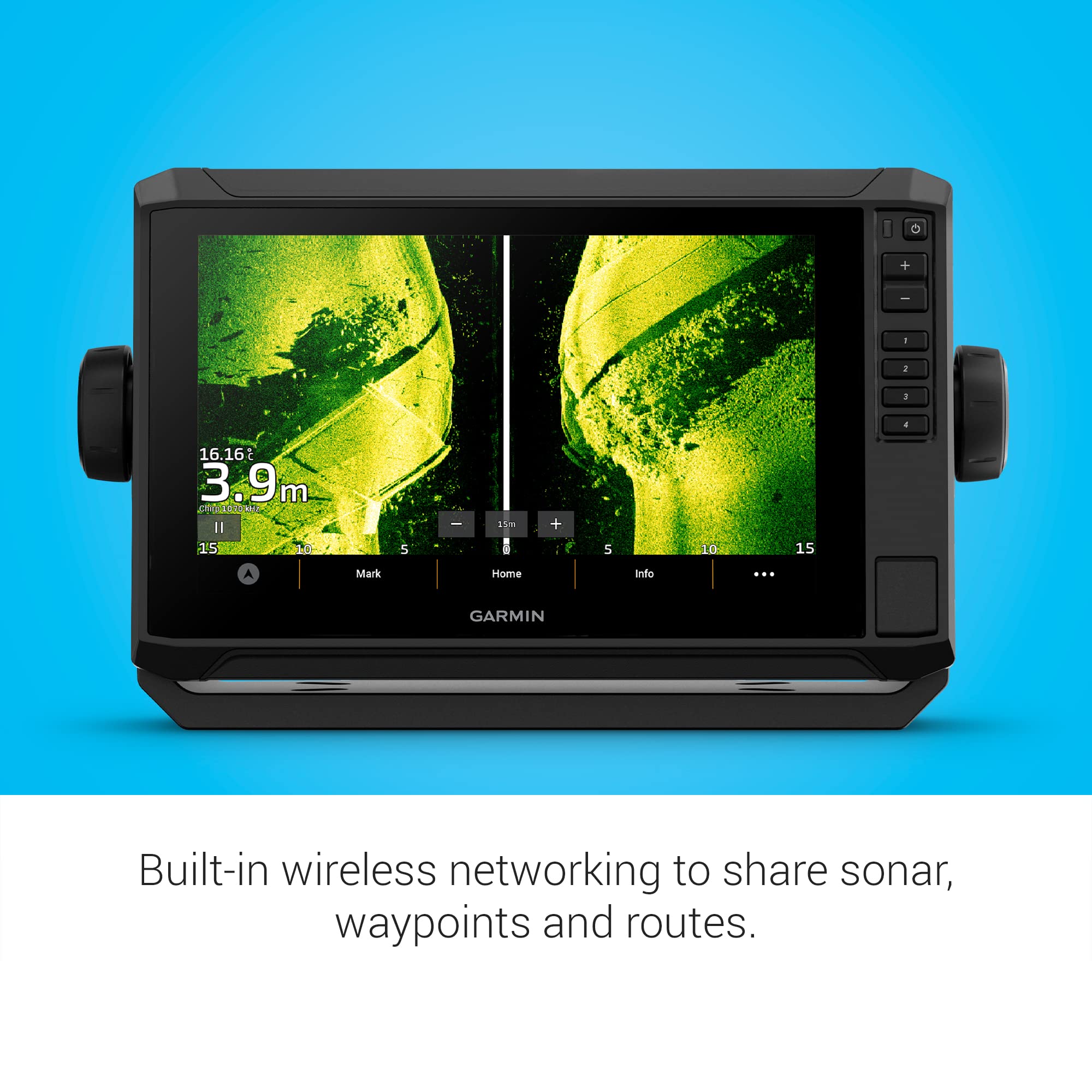 Garmin Echomap Uhd2 95Sv With Gt56 Transducer, 9'' Touchscreen Chartplotter, Garmin Navionics+ Canada Inland And Coastal