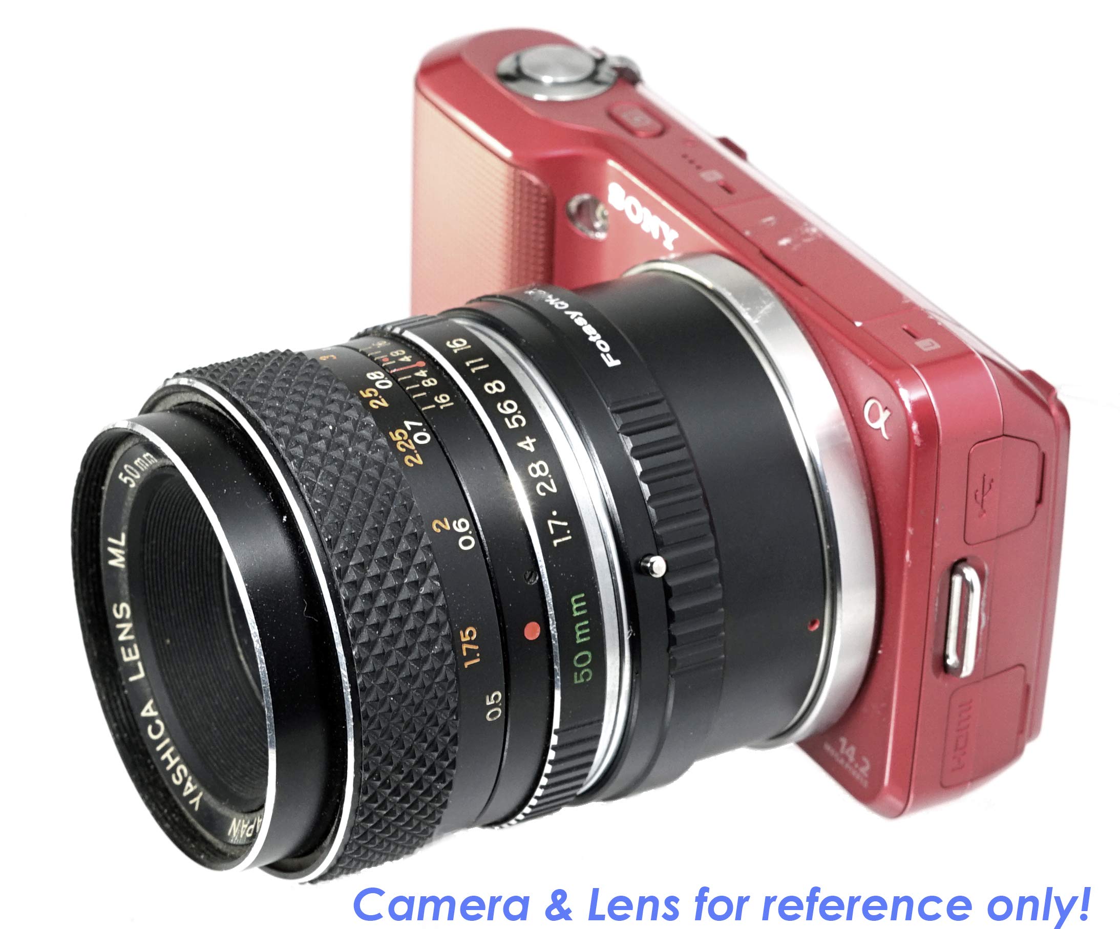 Fotasy Cy Lens To E-Mount Adapter, Contax Zeiss C/Y Lens To E Mount Adapter, Contax Lens Emount, Compatible With Sony A7 A7R A7S