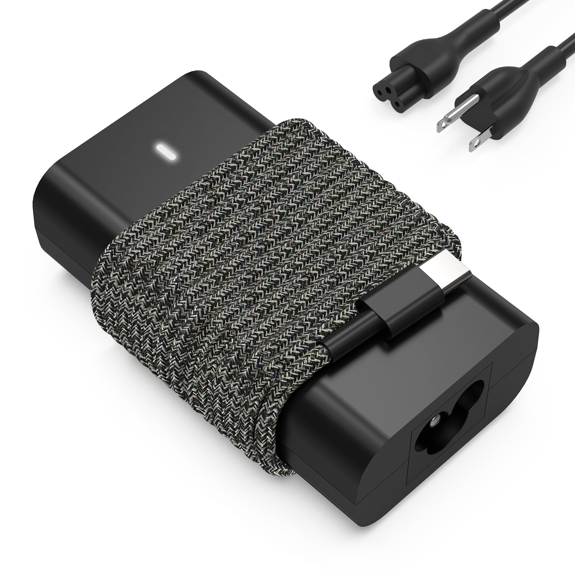 New Slim Charger For Dell 65W Usb C Laptop Xps And Latitude Fast Charging Type C Travel Laptop Power Adapter