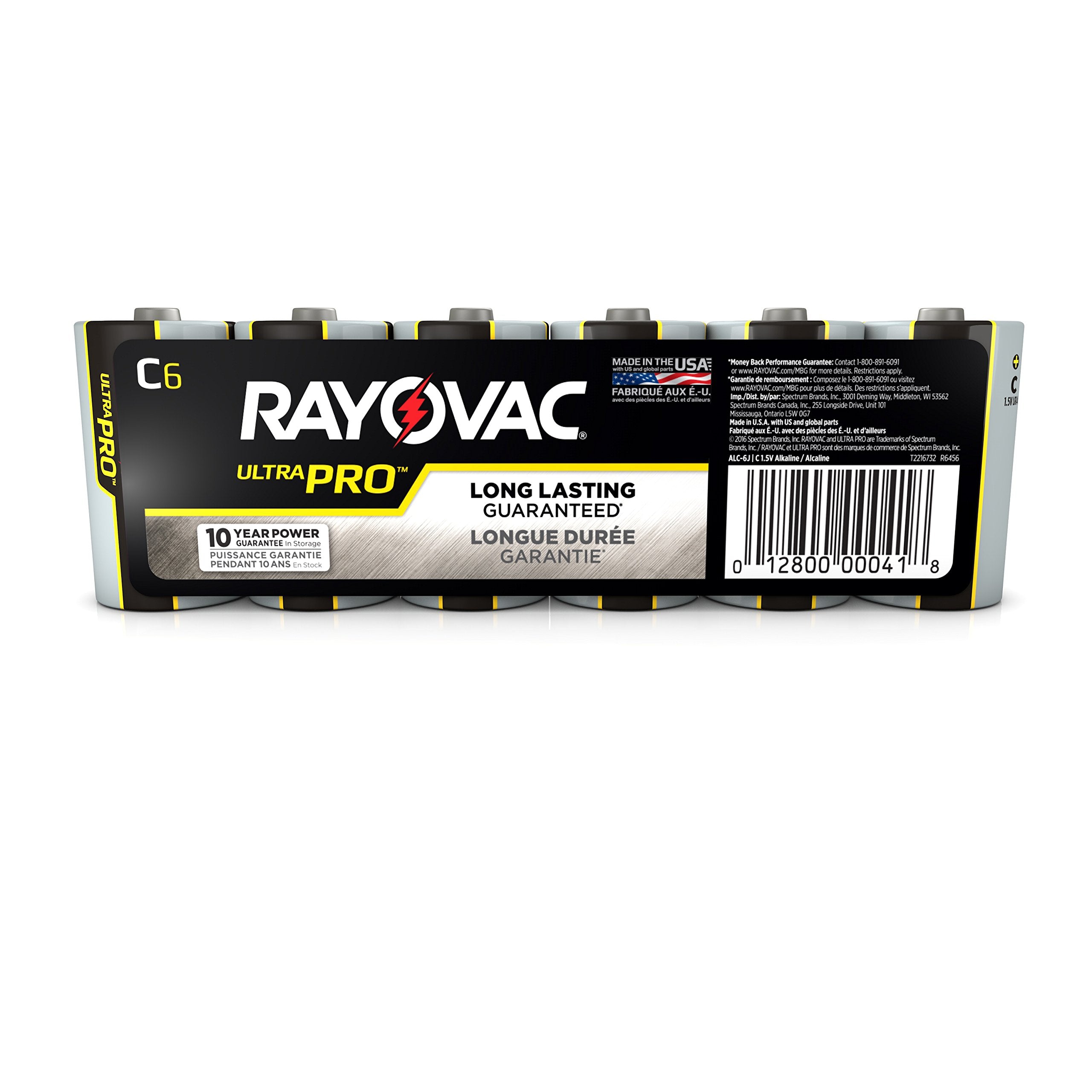 Rayovac Batteries Al C Alkaline Batteries, Size C (Pack Of 6)