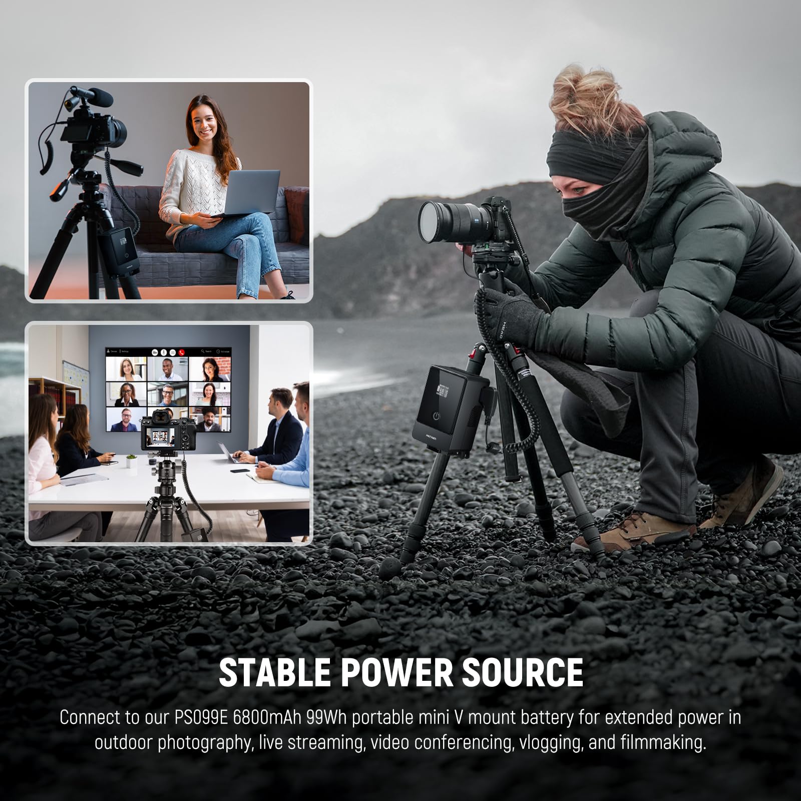 Neewer D Tap To En El15 Dummy Battery With Cable For V Mount Battery, Stable Continuous Power Supply For Nikon Z8 Zf Z6 Z6Ii Z7