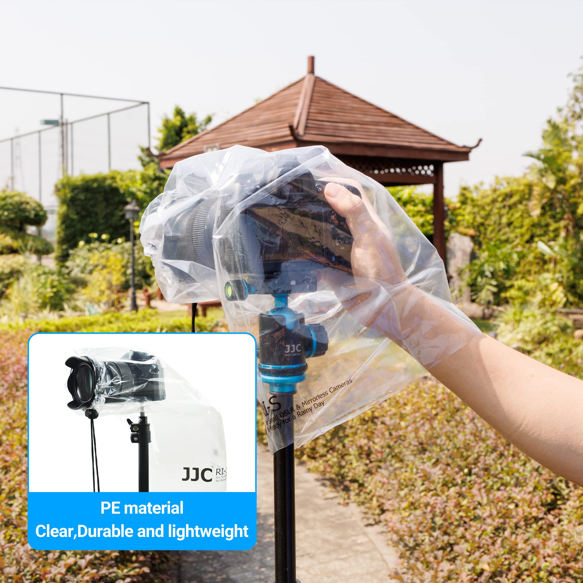 2 Pack Camera Lens Rain Cover Raincoat Clear Sleeve Protector For Sony A7R V A7 Iv A7S Iii Ii A6700 A6600 A6500 A6400 A6300 A610