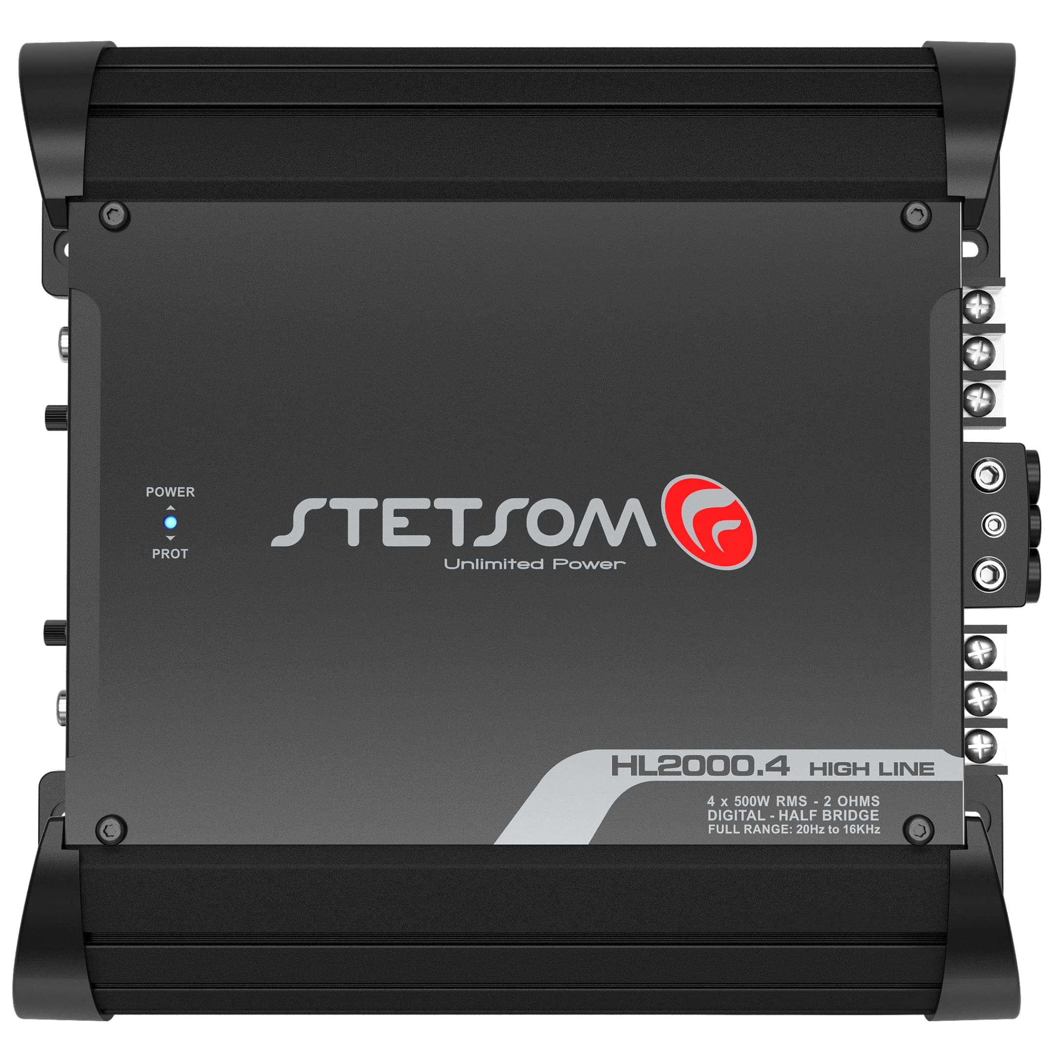 Stetsom Hl 2000.4 2 Ohms Multichannel Car Audio Amplifier Hl2000.4 2K Watts Rms 4 Channel 2O Stable Full Range Hd Sound Quality