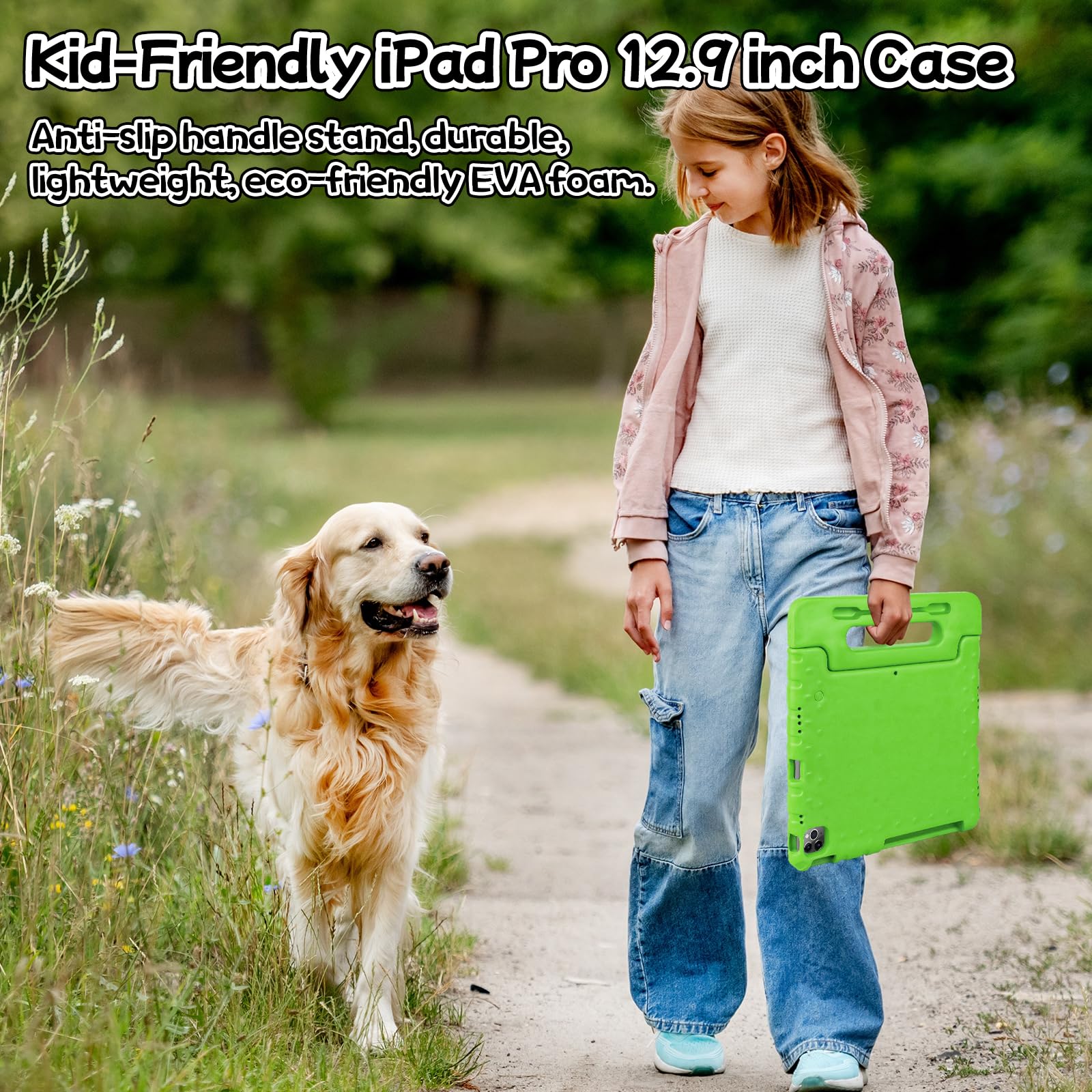 Billisgova New Kids Case For Ipad Pro 12.9 Case Super Protection Ipad Pro 12.9 Inch 6Th 5Th 4Th 3Rd Cover With Pencil Holder And