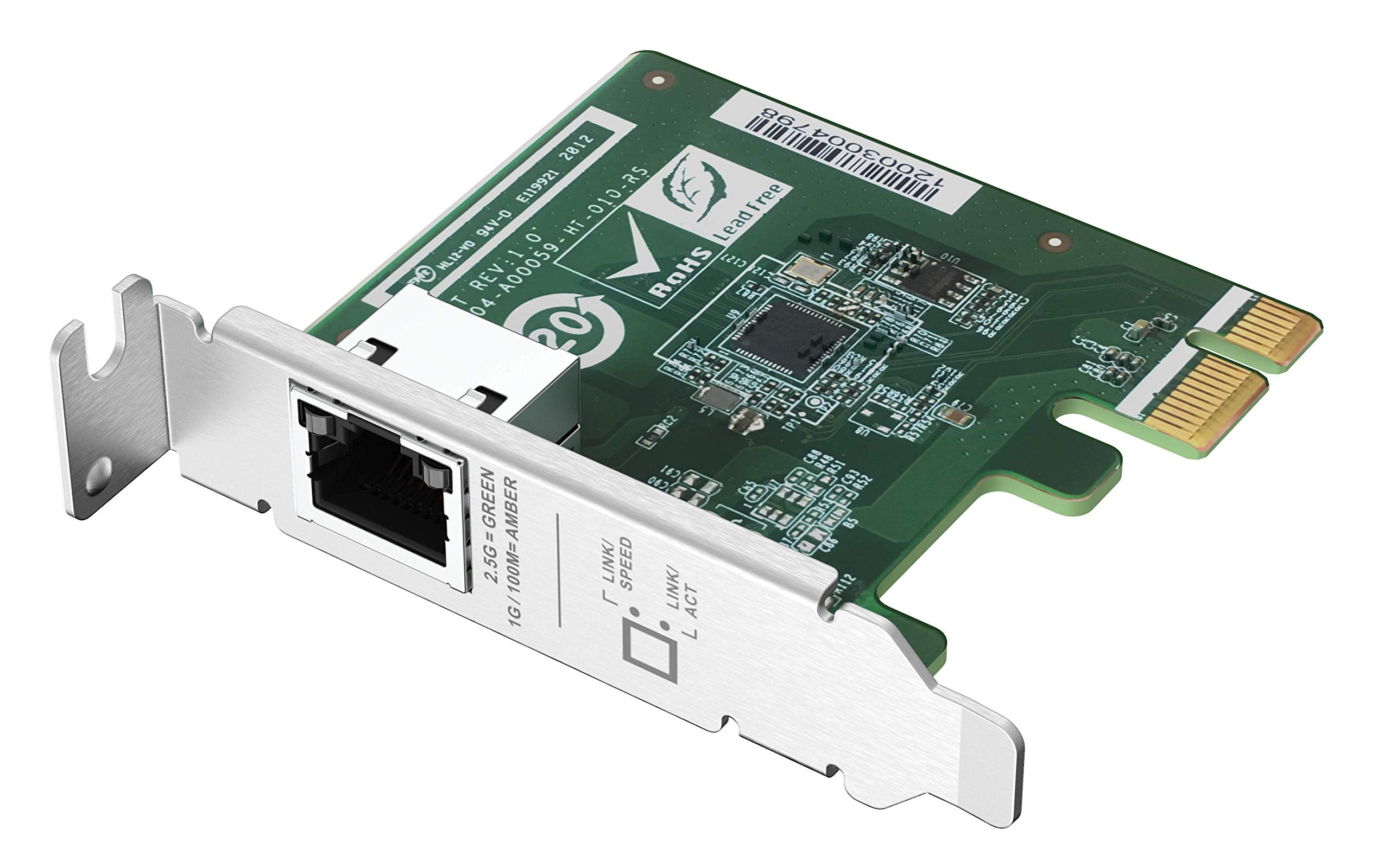 Single Port 2.5Gbe 4-Speed Network Card