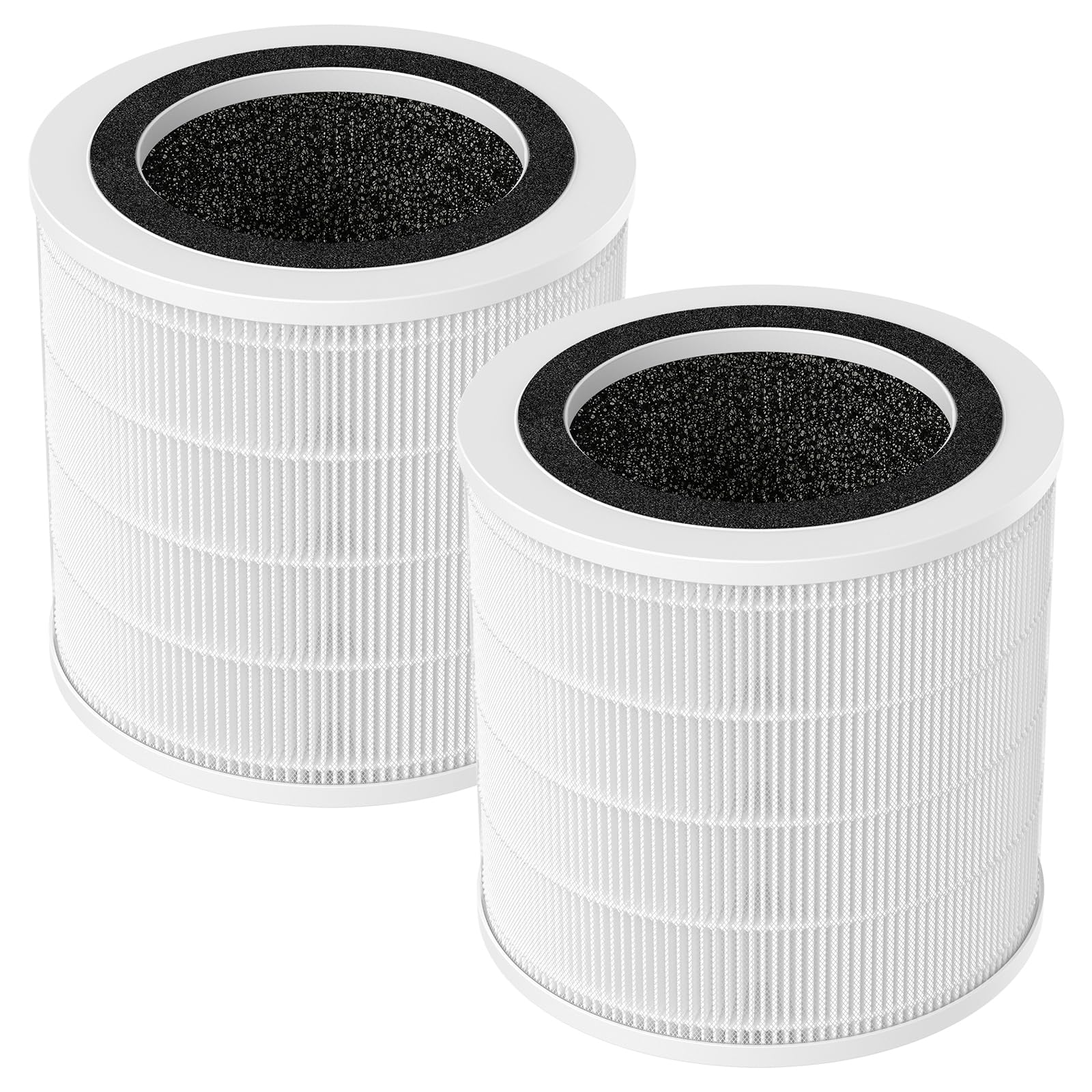 2 Pack H7126 Replacement Filter For Goveelife H7126 Mini Air Purifier, 3 In 1 H13 True Hepa Air Filter For H7126 Air Purifier Fi