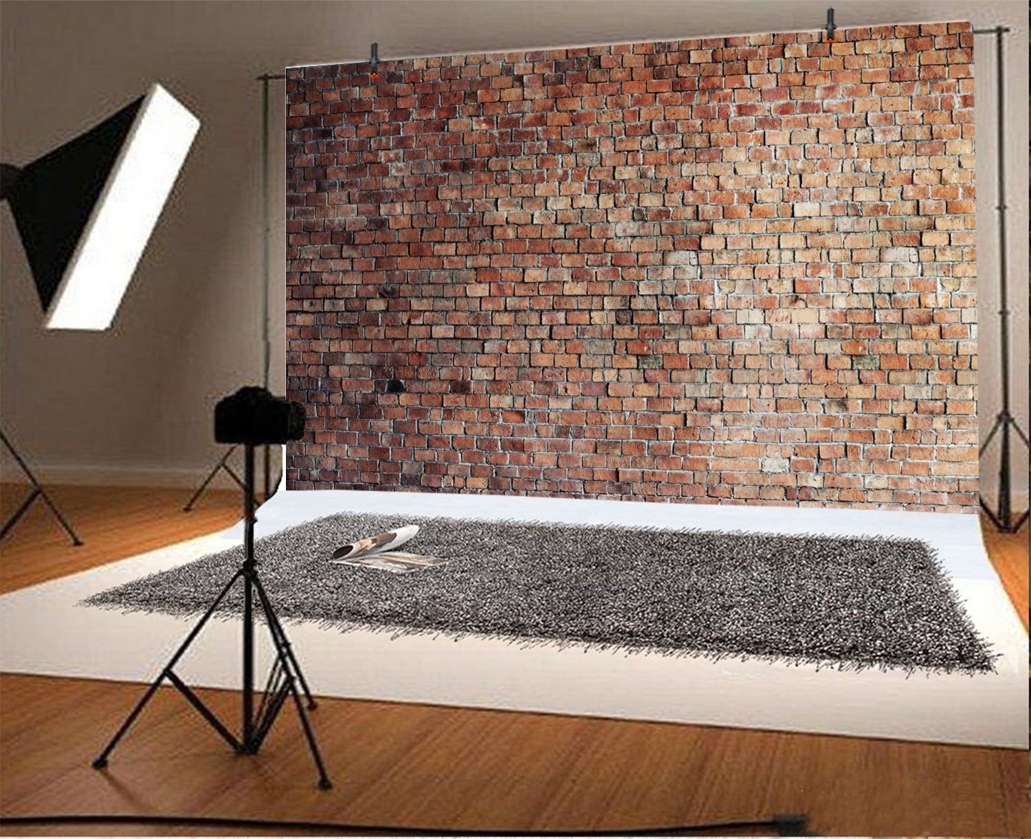 Lfeey 9X6Ft Vintage Red Brick Wall Backdrop For Photoshoot Old Brickwall Backgrounds For Photography Newborn Baby Shower Adults