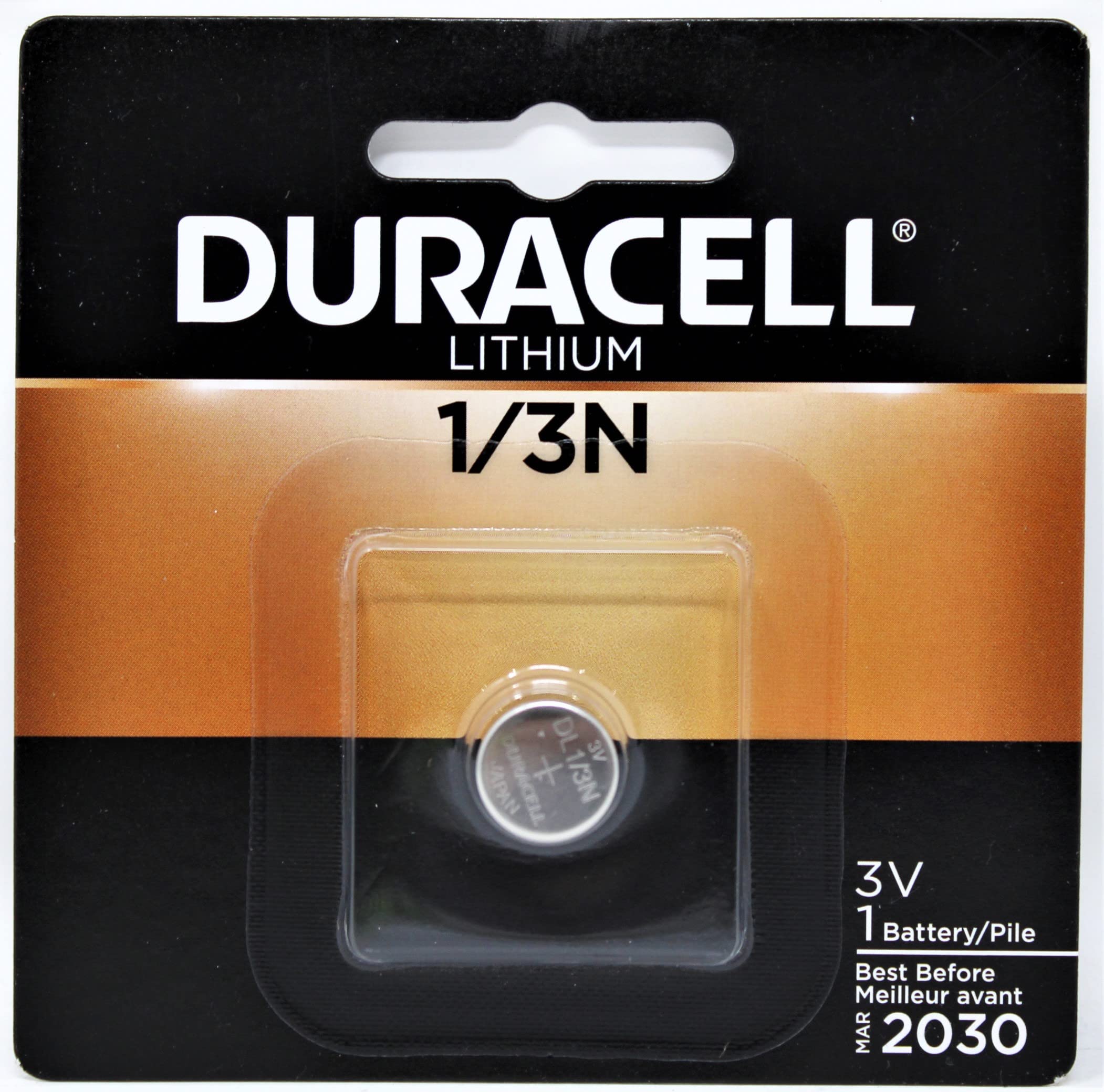 Duracell Photo Battery 3 V Model No. 1/3N Carded (Pack Of 4)