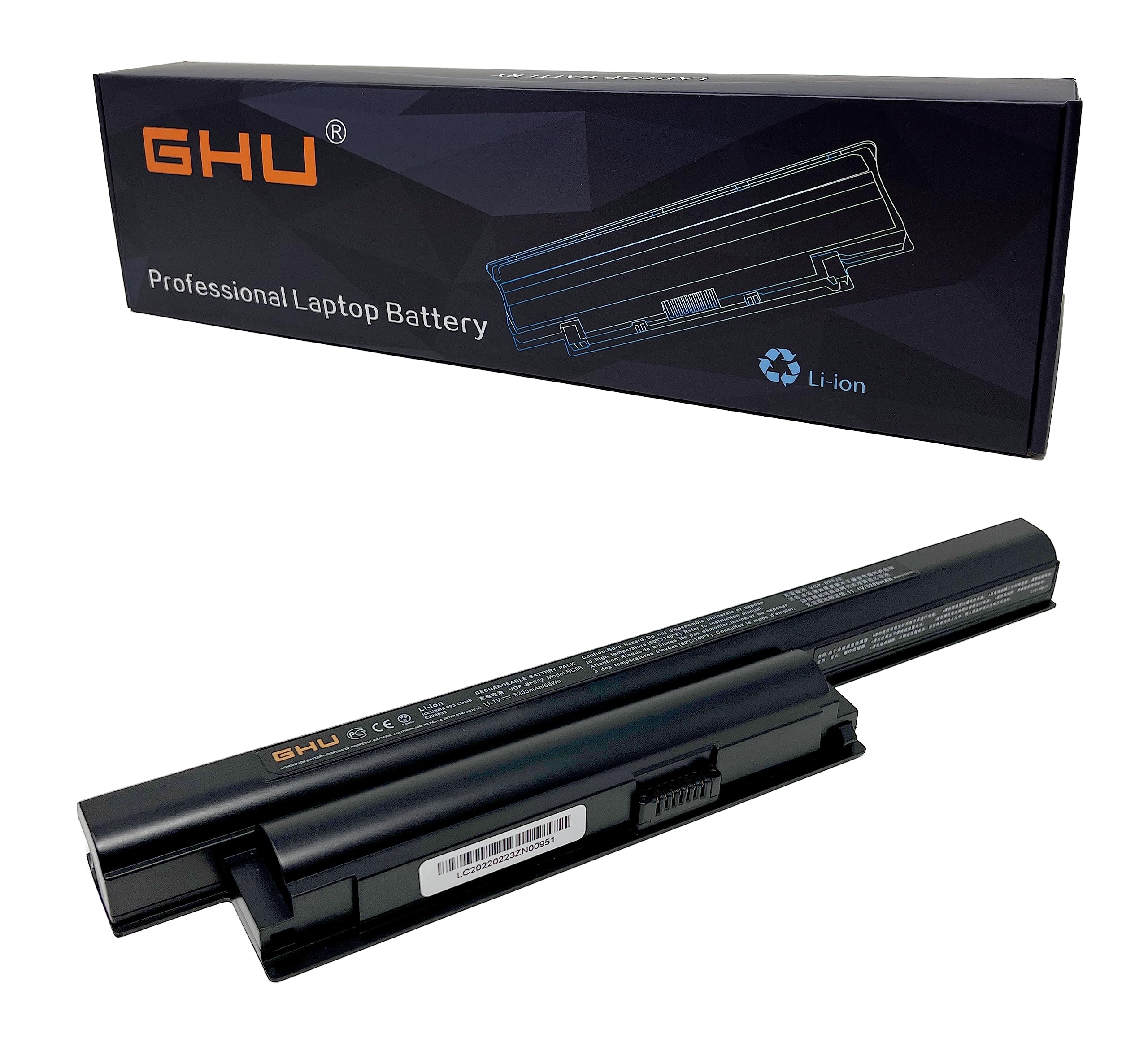 Ghu New Battery 58 Wh Replacement For Vgp Bps22 Bps22 Vgp Bps22A Vgp Bpl22 Vgp Bps22/A Compatible For Selected Sony Vaio Noteboo