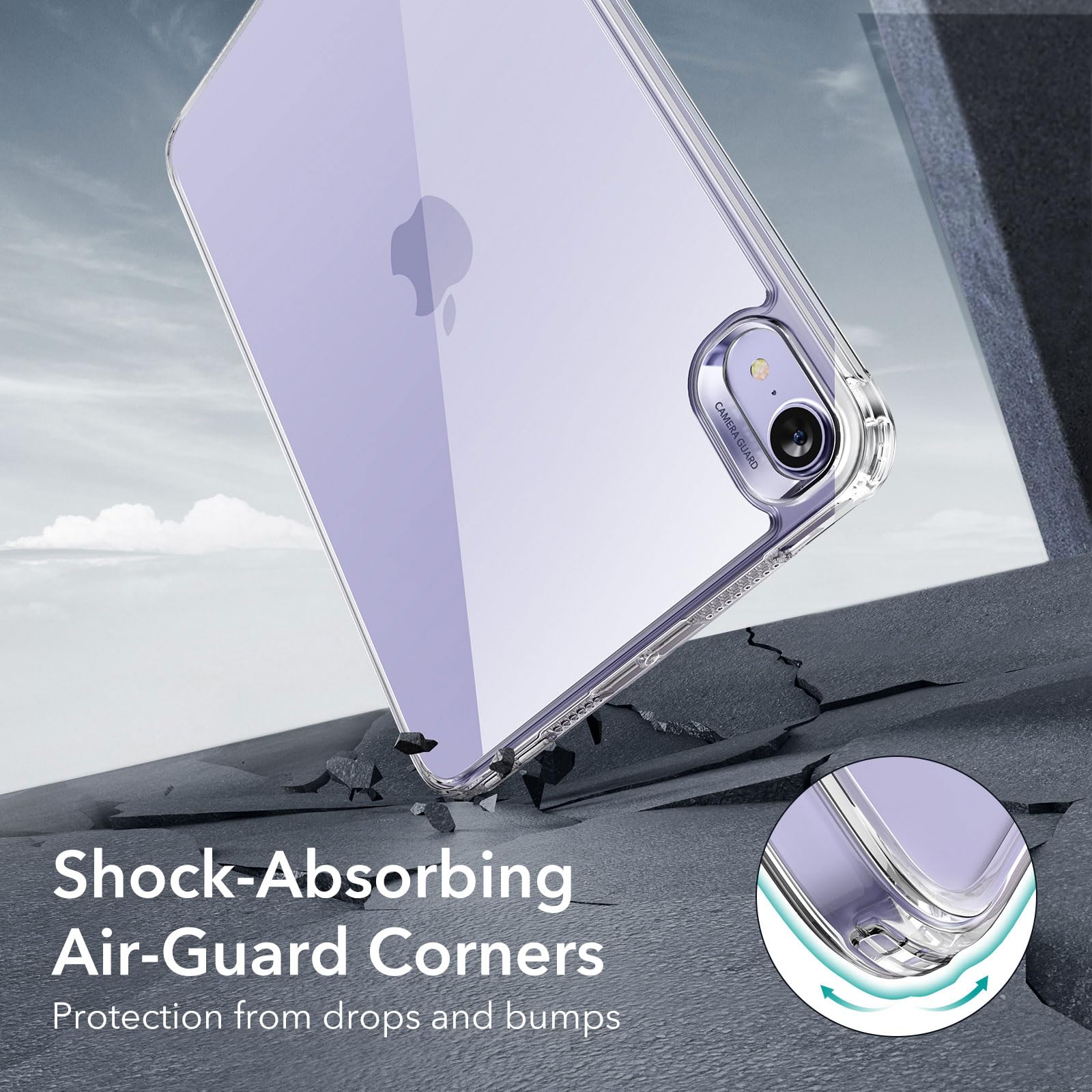 Esr For Ipad Mini 7 A17 Pro Case, Ipad Mini 7Th/6Th Generation Case (2024/2021), Slim And Light, Shock And Drop Protection, Yell