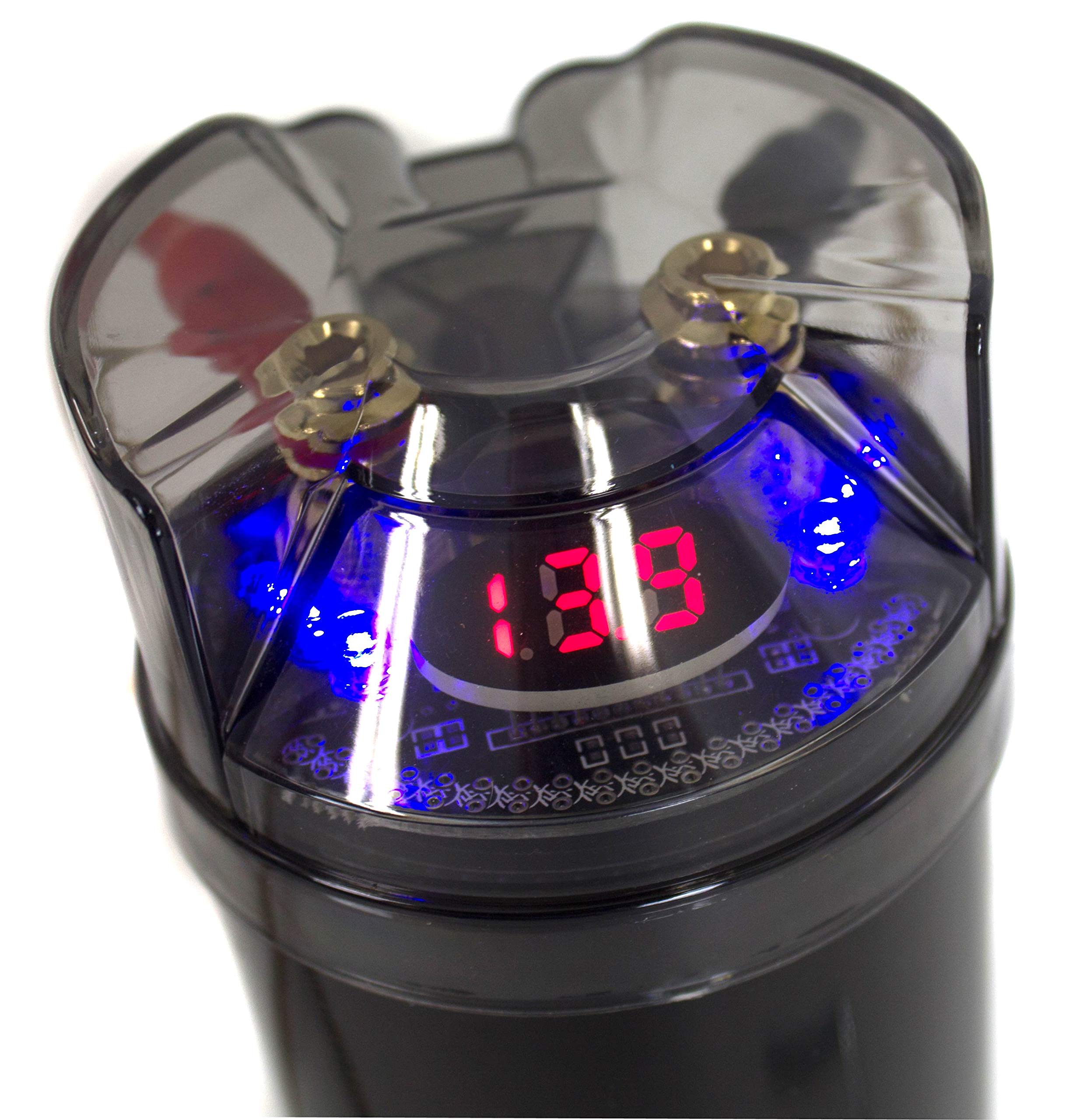 Bullz Audio 2200 Watt 12 Volt Bcap Digital Car Power 2.2 Farad Capacitor