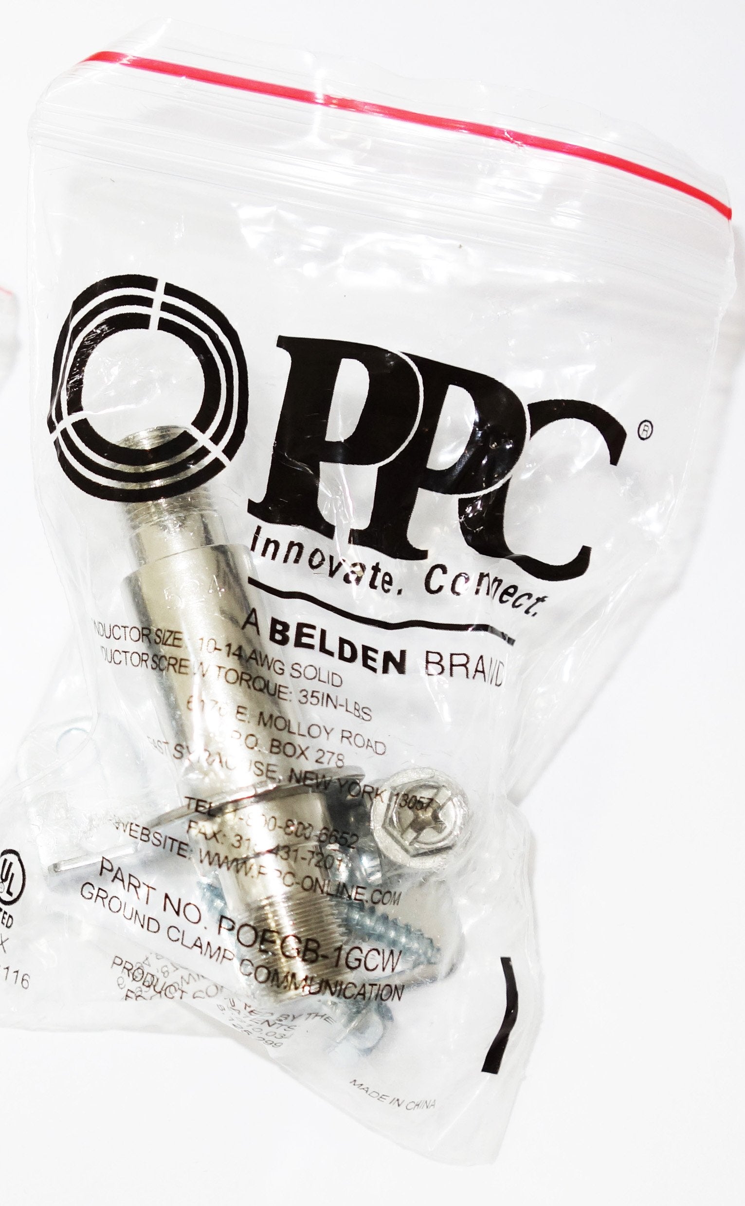 Belden 2-Pack Ppc Poegb-1Gcw Ground Block With Integrated Moca Poe Filter