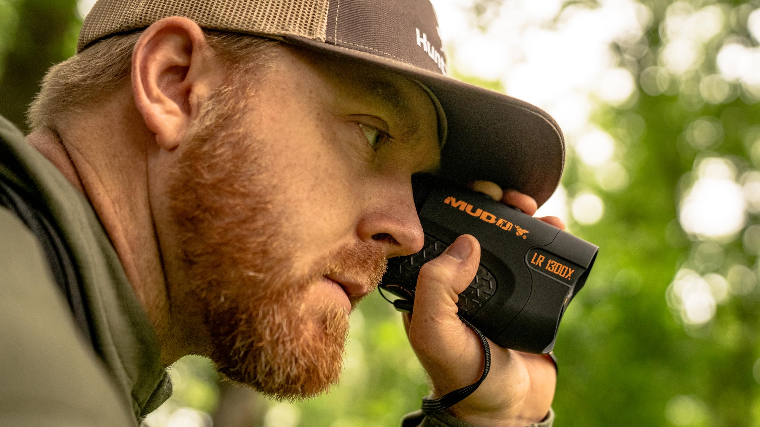 Muddy Hunting Outdoor Precision Rubber Trim Watertight Laser Range Finder, 1300 Yards W/Hd