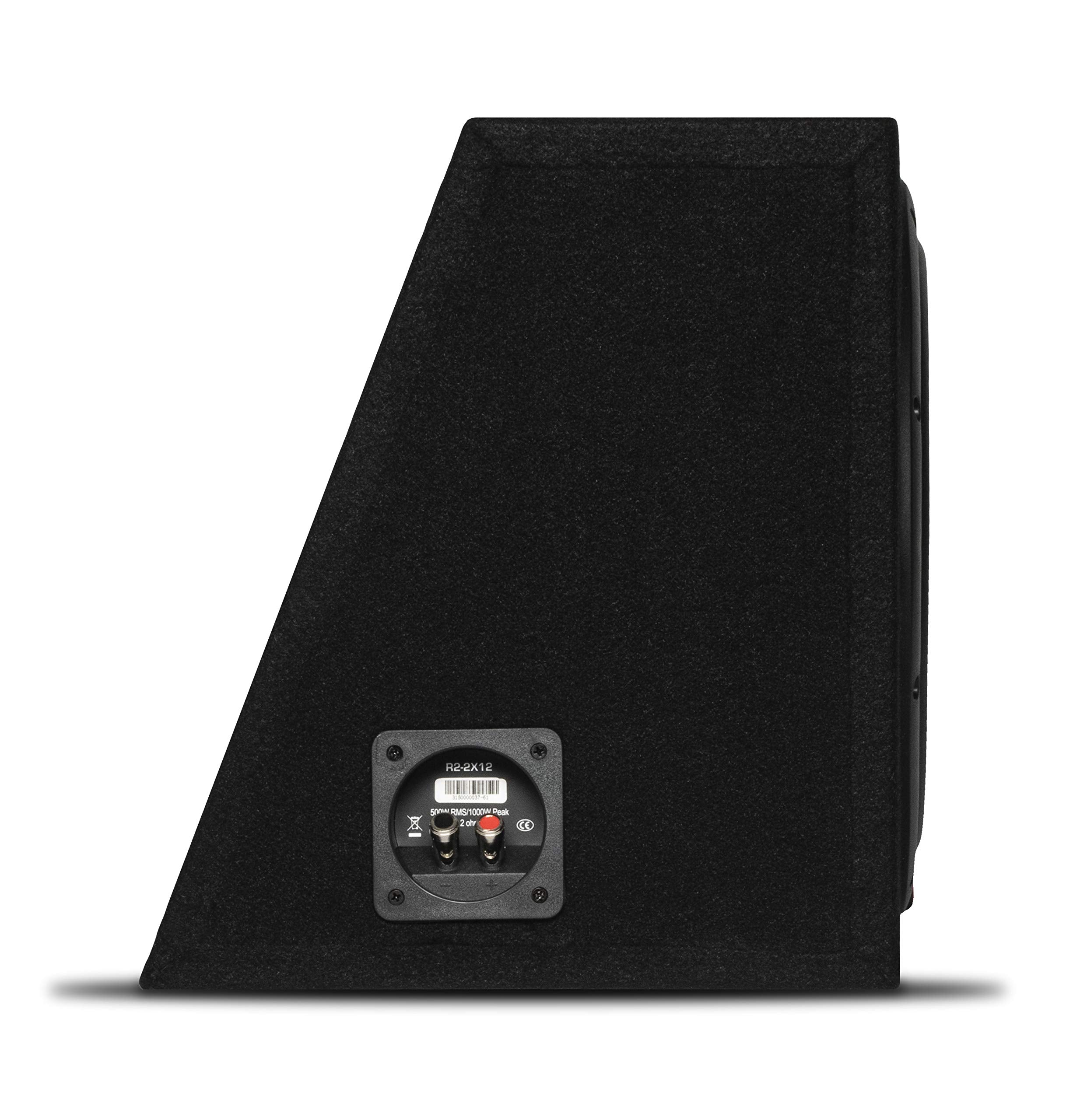 Rockford Fosgate Prime R2 2X12 Dual 12' Subwoofers In Sealed Loaded Enclosure 500 Watts Rms / 1000 Watts Peak