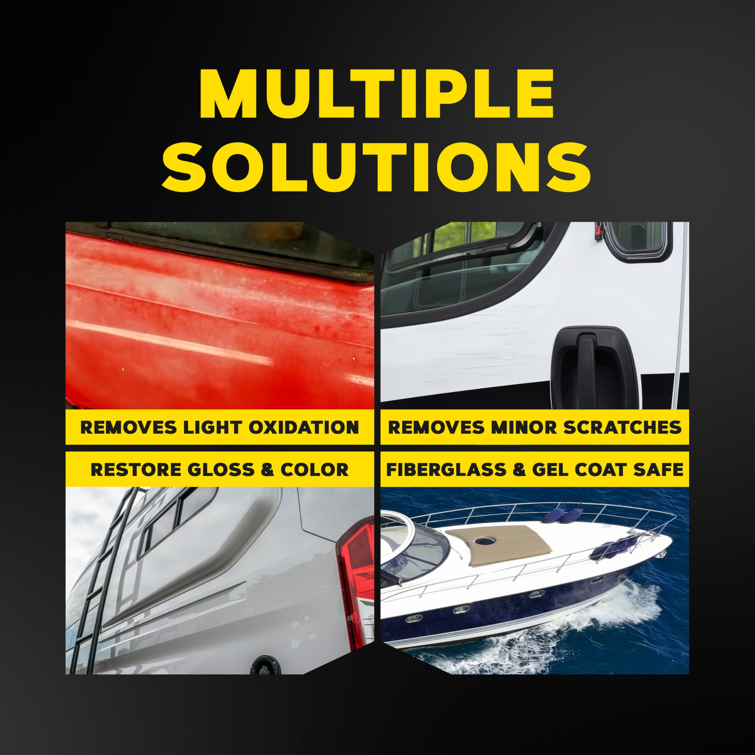 Meguiar'S M5001 Marine/Rv One Step Cleaner Wax - 1 Gallon Container (Packaging May Vary),WBAUVB000EZVXCK